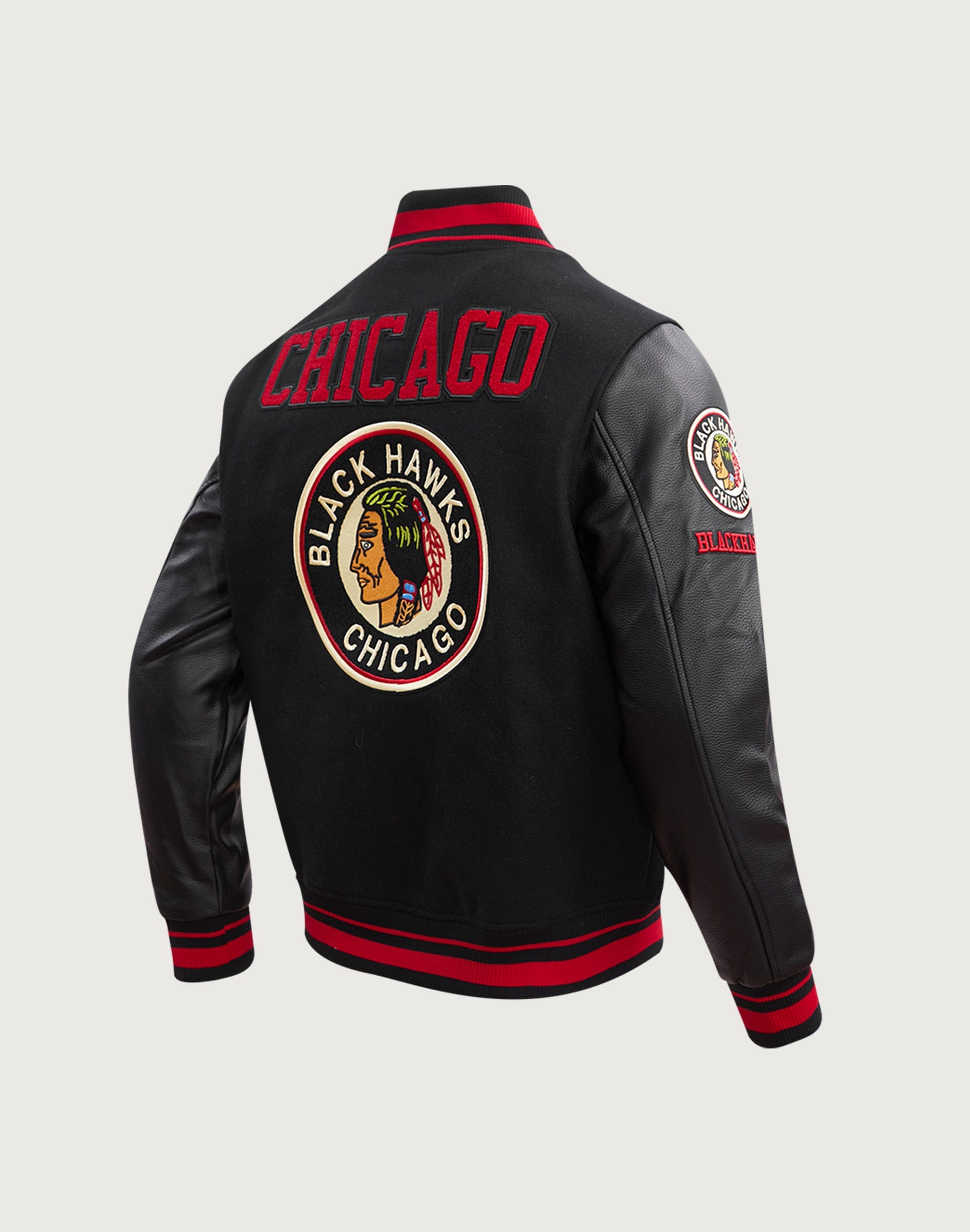 Pro Standard NHL Chicago Blackhawks Retro Classic Rib Wool Varsity
