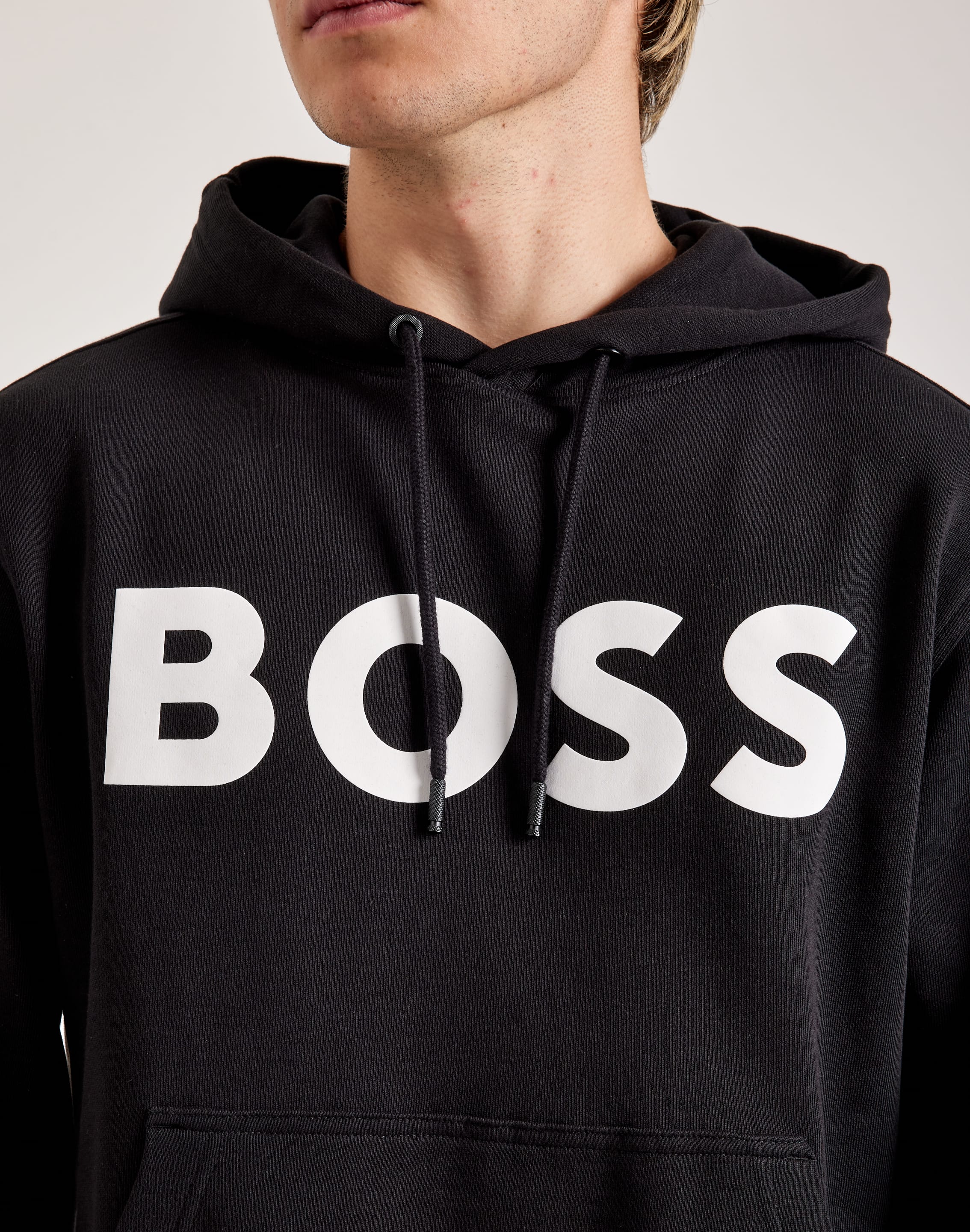 BOSS Authentic Hoodie Loungew_Felpa, Black1, S Uomo BOSS Authentic Hoodie Loungew_Felpa, Black1, S Uomo