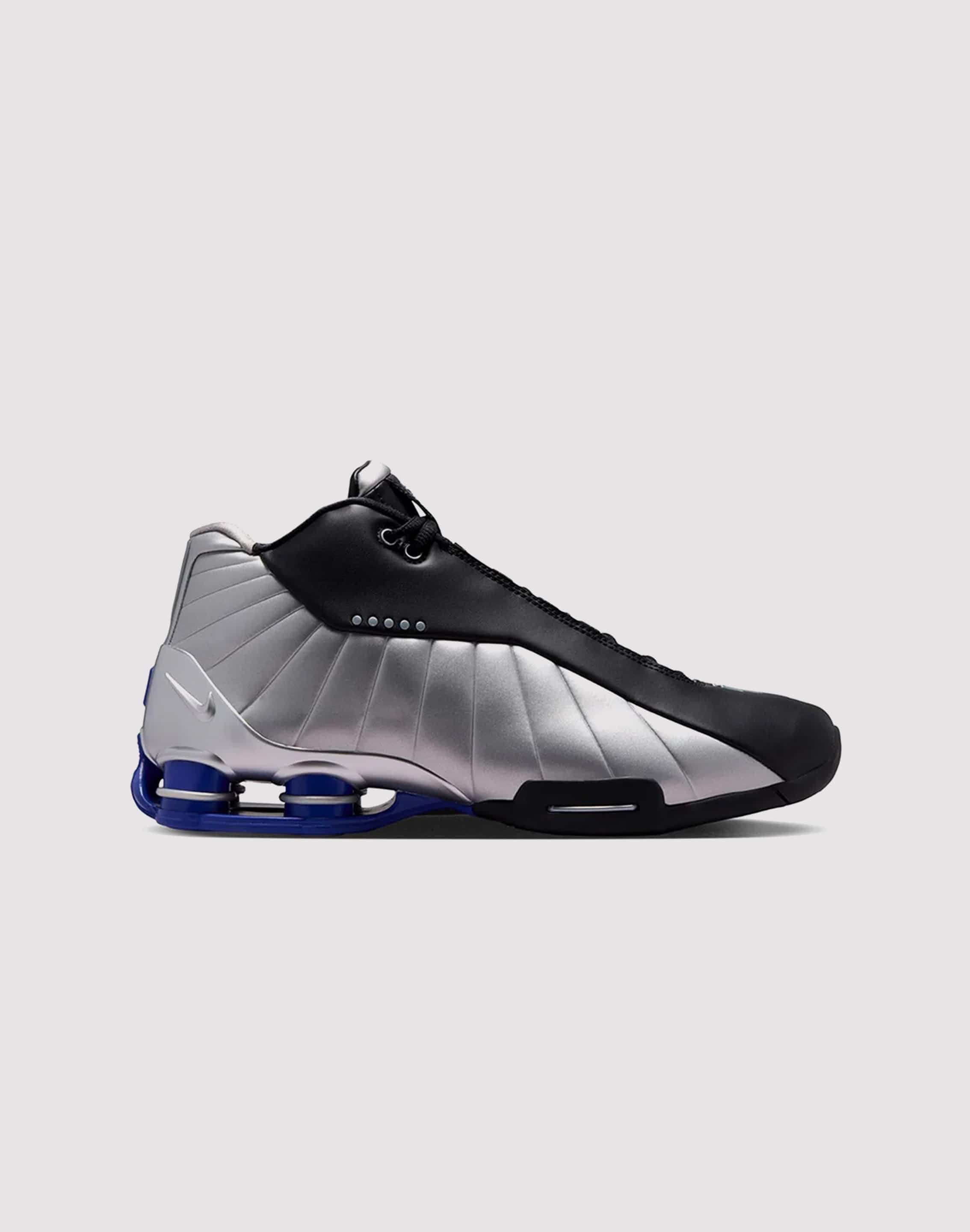 Photo of Nike Shox BB4 'Black and Metallic Silver'