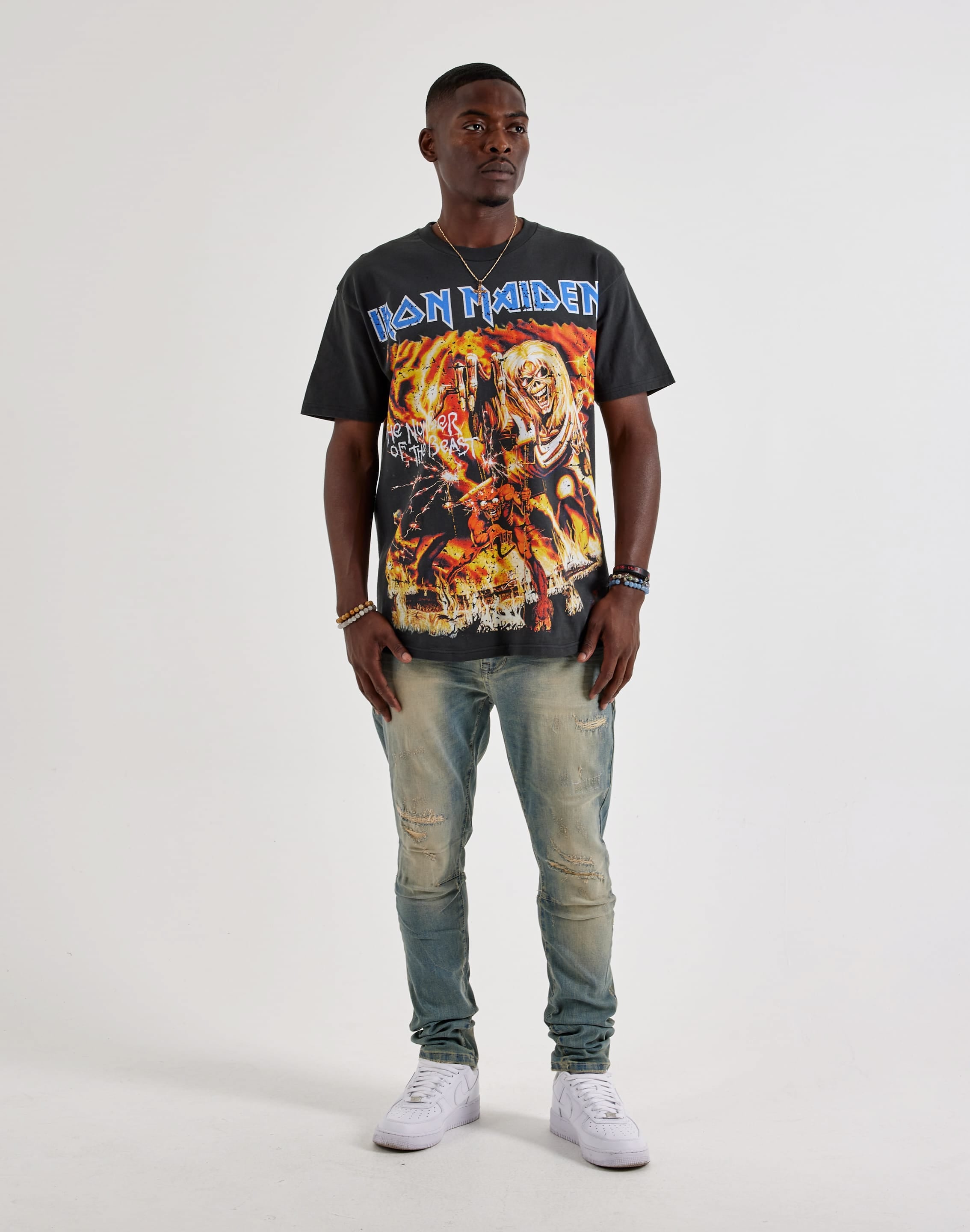 Global Merchandising Services Iron Maiden Number Of The Beast Tee, image 4 of 4