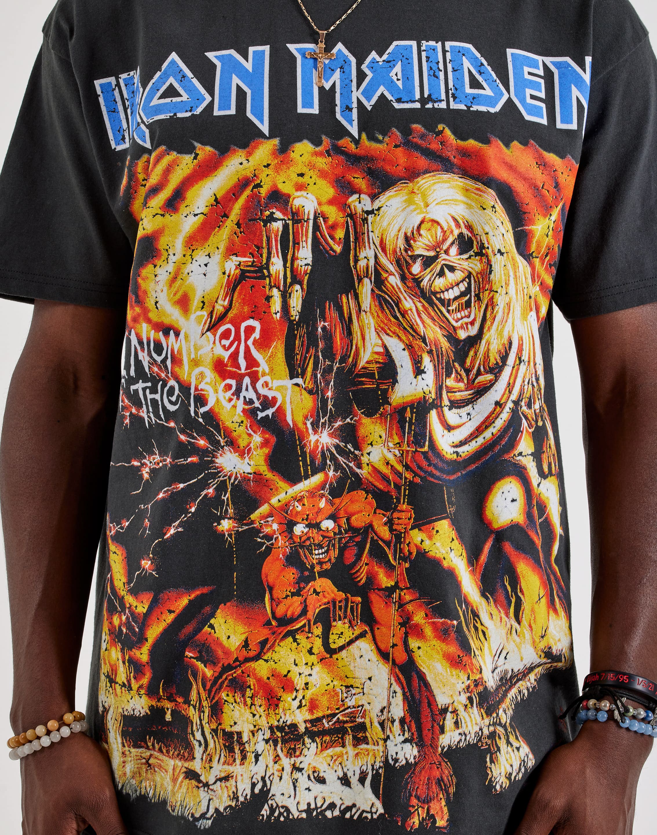 Global Merchandising Services Iron Maiden Number Of The Beast Tee, image 3 of 4