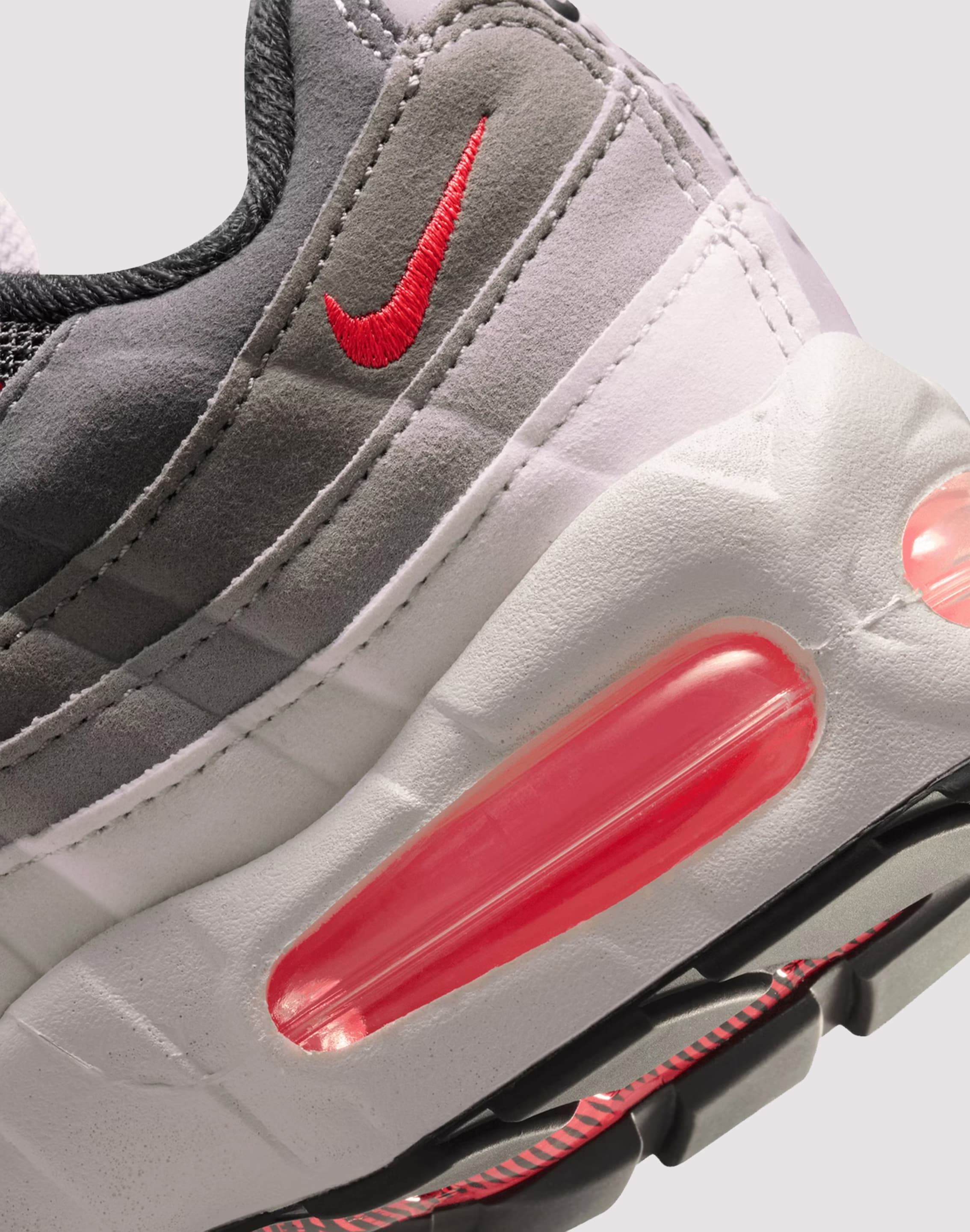 Photo of Nike Air Max 95 Big Bubble 'Solar Red' Grade-School