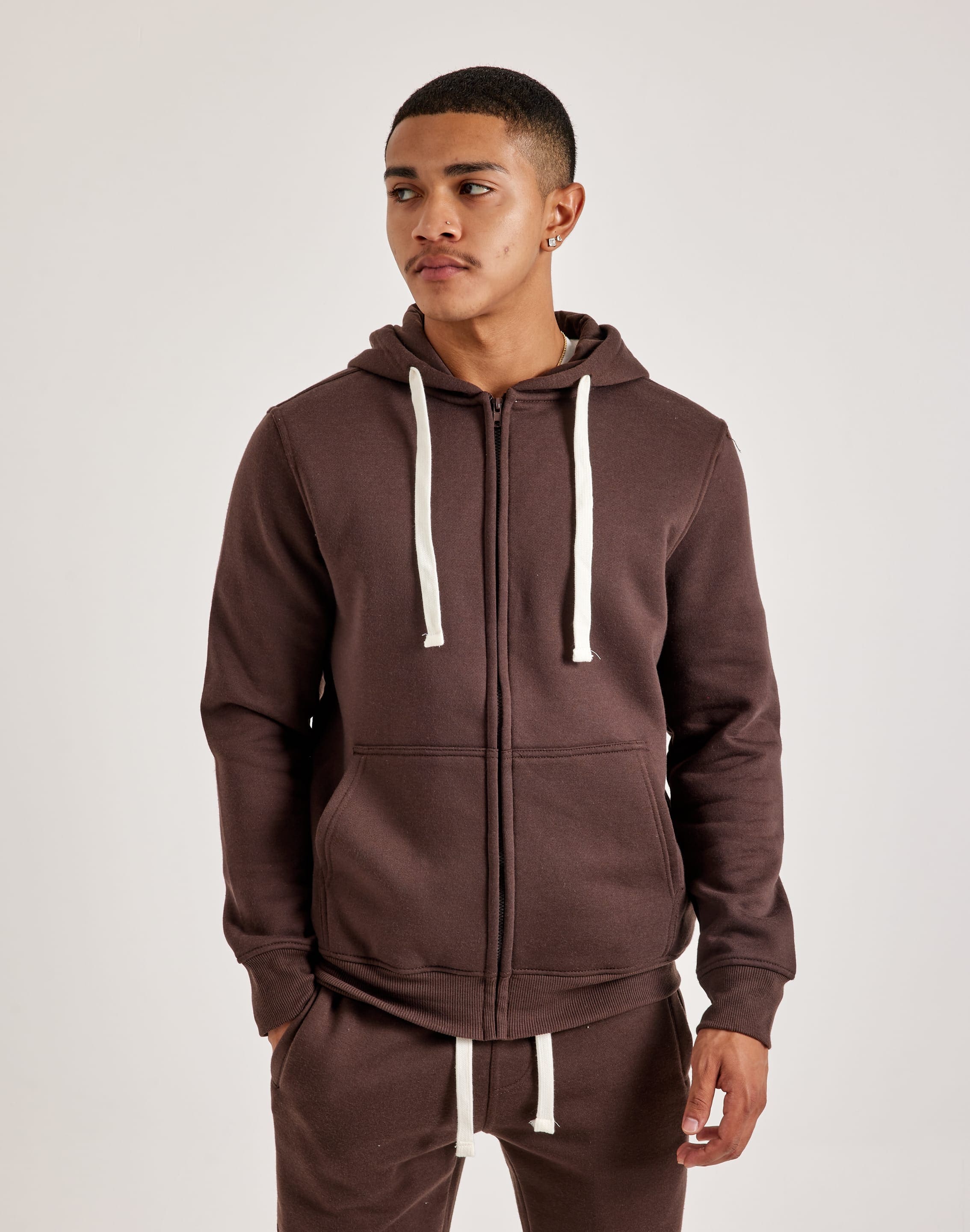 DH Essentials Basic Full-Zip Fleece Hoodie – DTLR