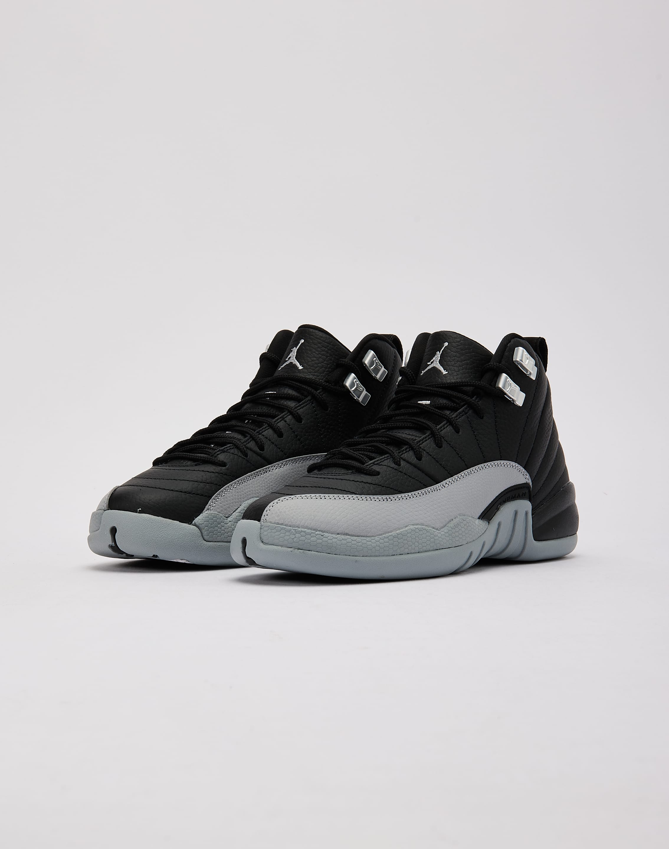 Jordan Air Jordan 12 Retro 'Black Wolf Grey' GradeSchool DTLR
