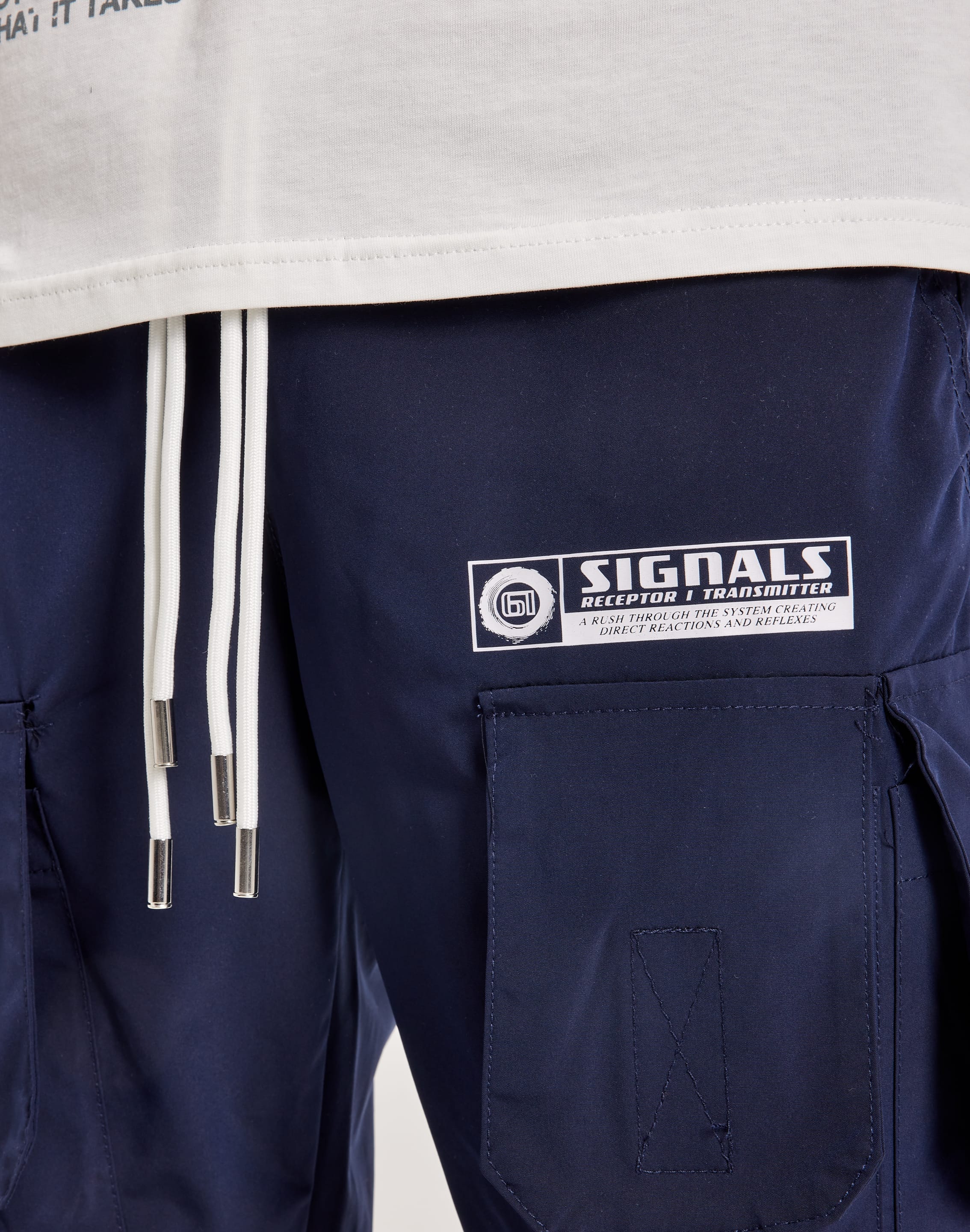 Clique Unisex Cargo Pants - 100% Cotton Twill Straight Leg, Dark Navy, 4XL
