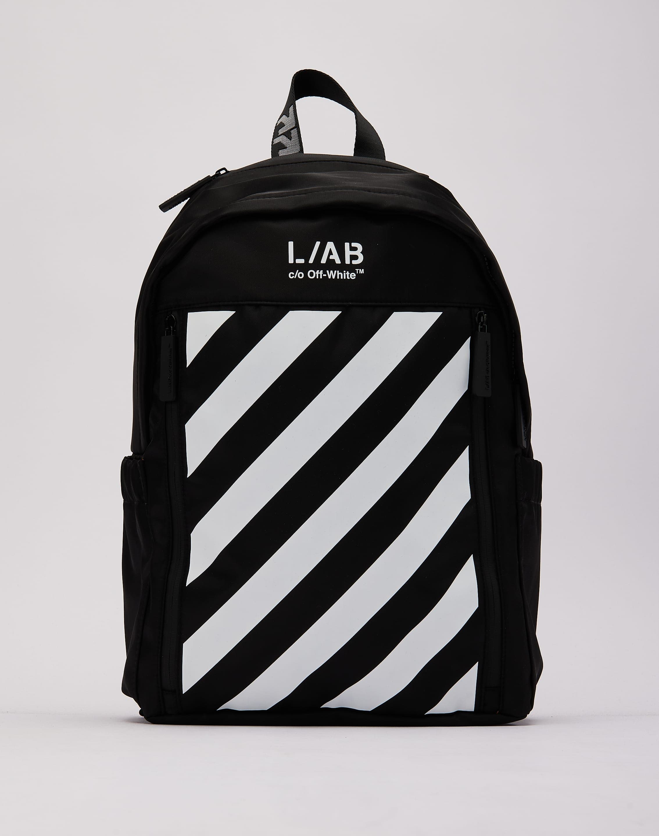 Photo of Off-White L/AB Diagonal Tab Backpack