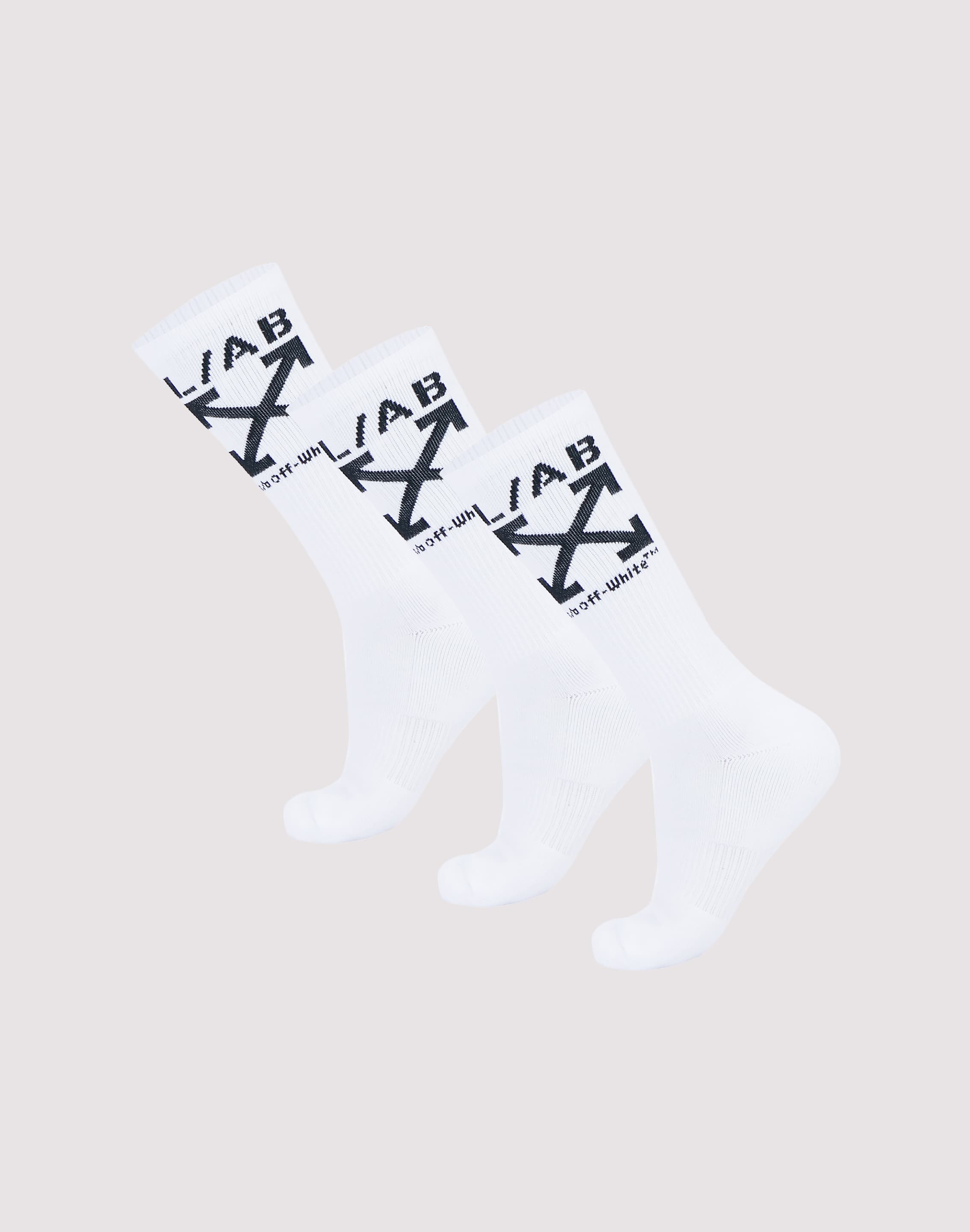 Photo of Off-White L/AB Logo Crew Socks 3-Pack