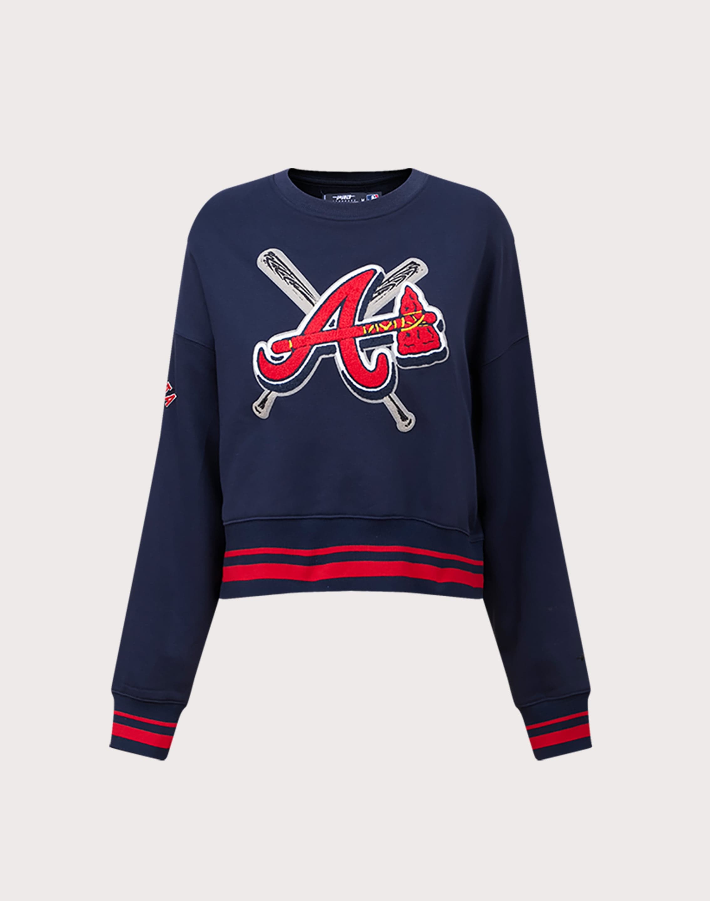 Photo of Pro Standard MLB Atlanta Braves Mashup Rib Crewneck