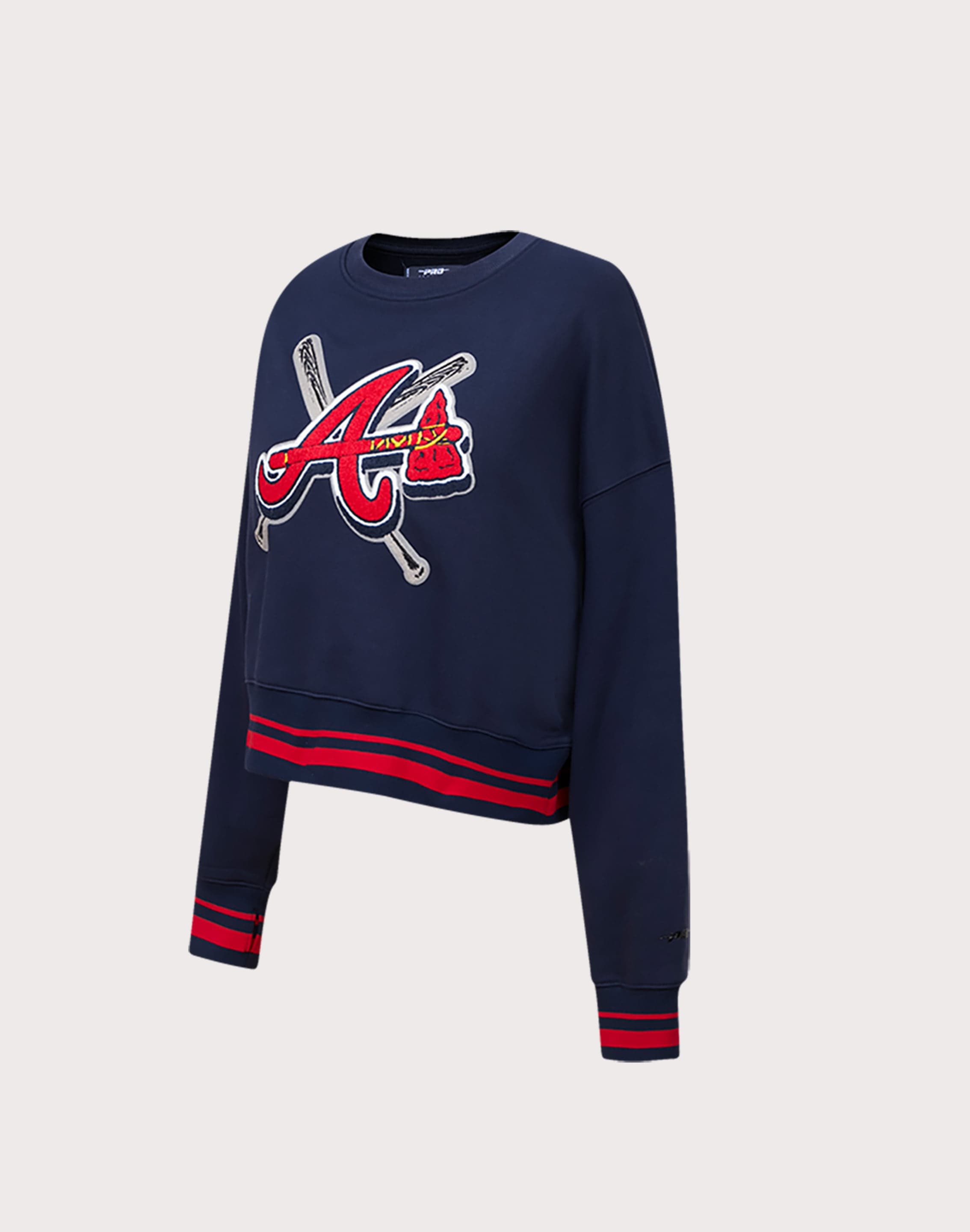 Photo of Pro Standard MLB Atlanta Braves Mashup Rib Crewneck