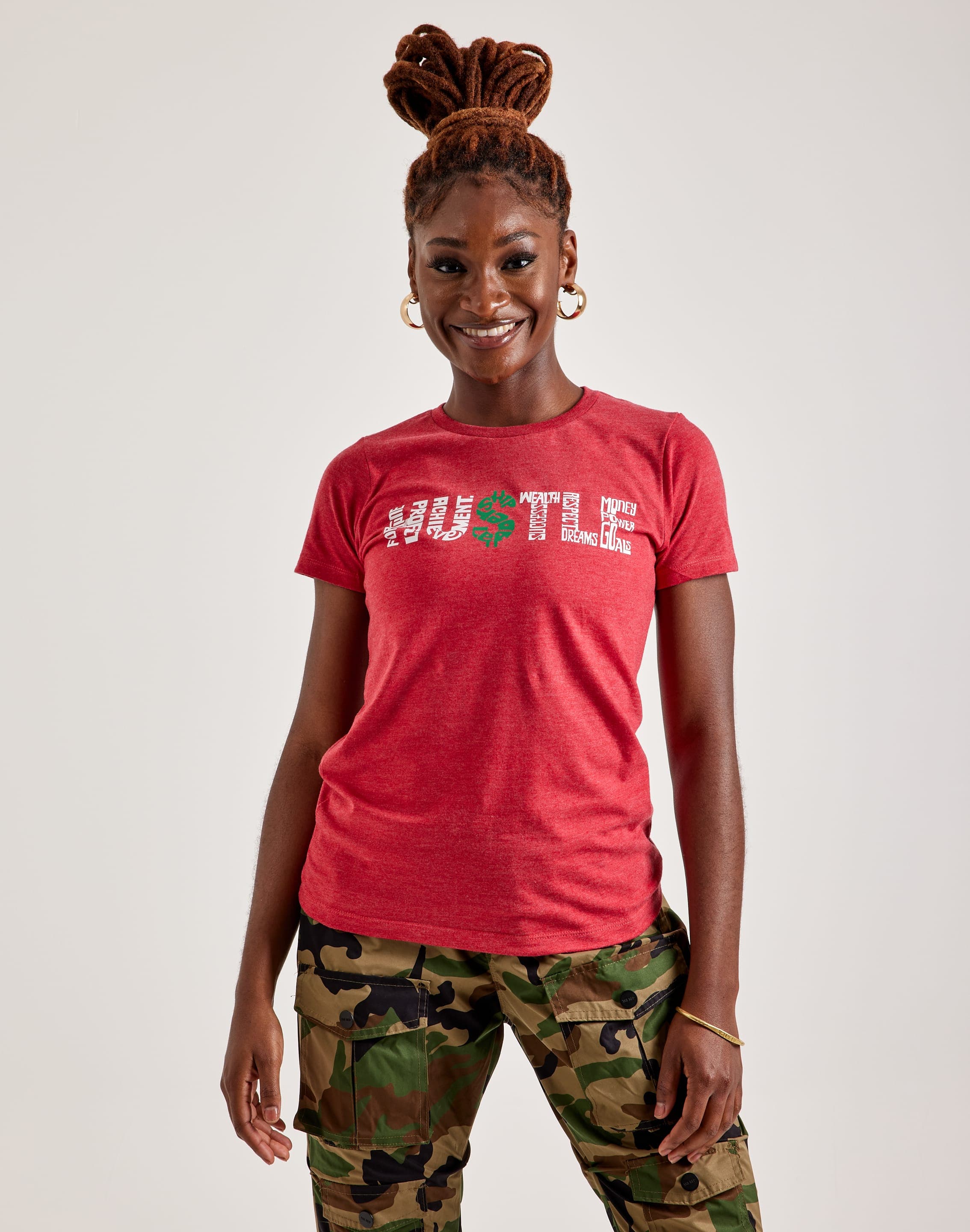 Photo of LA Pop Art Word Art Hustle Tee
