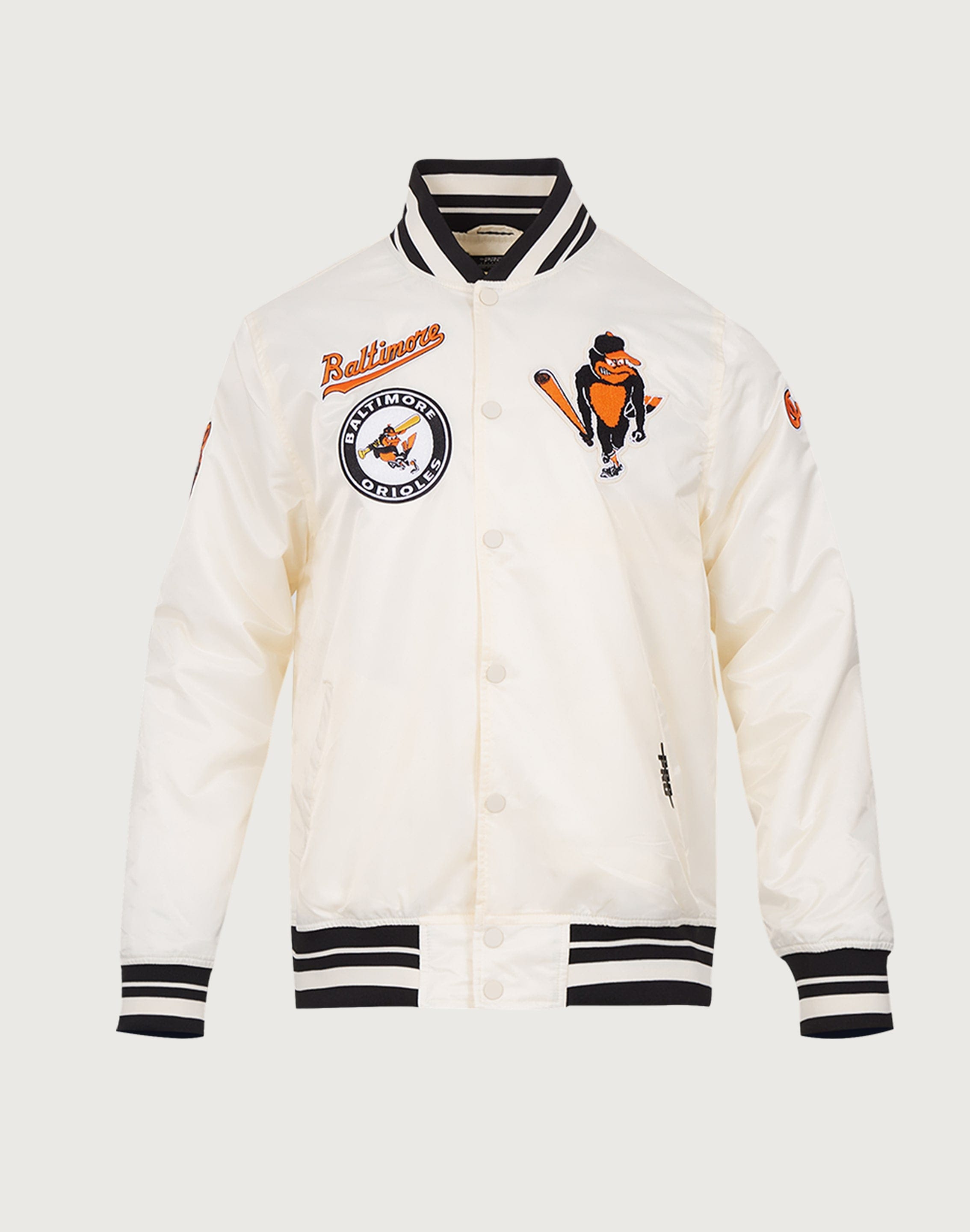 Photo of Pro Standard MLB Baltimore Orioles Retro Classic Rib Satin Jacket