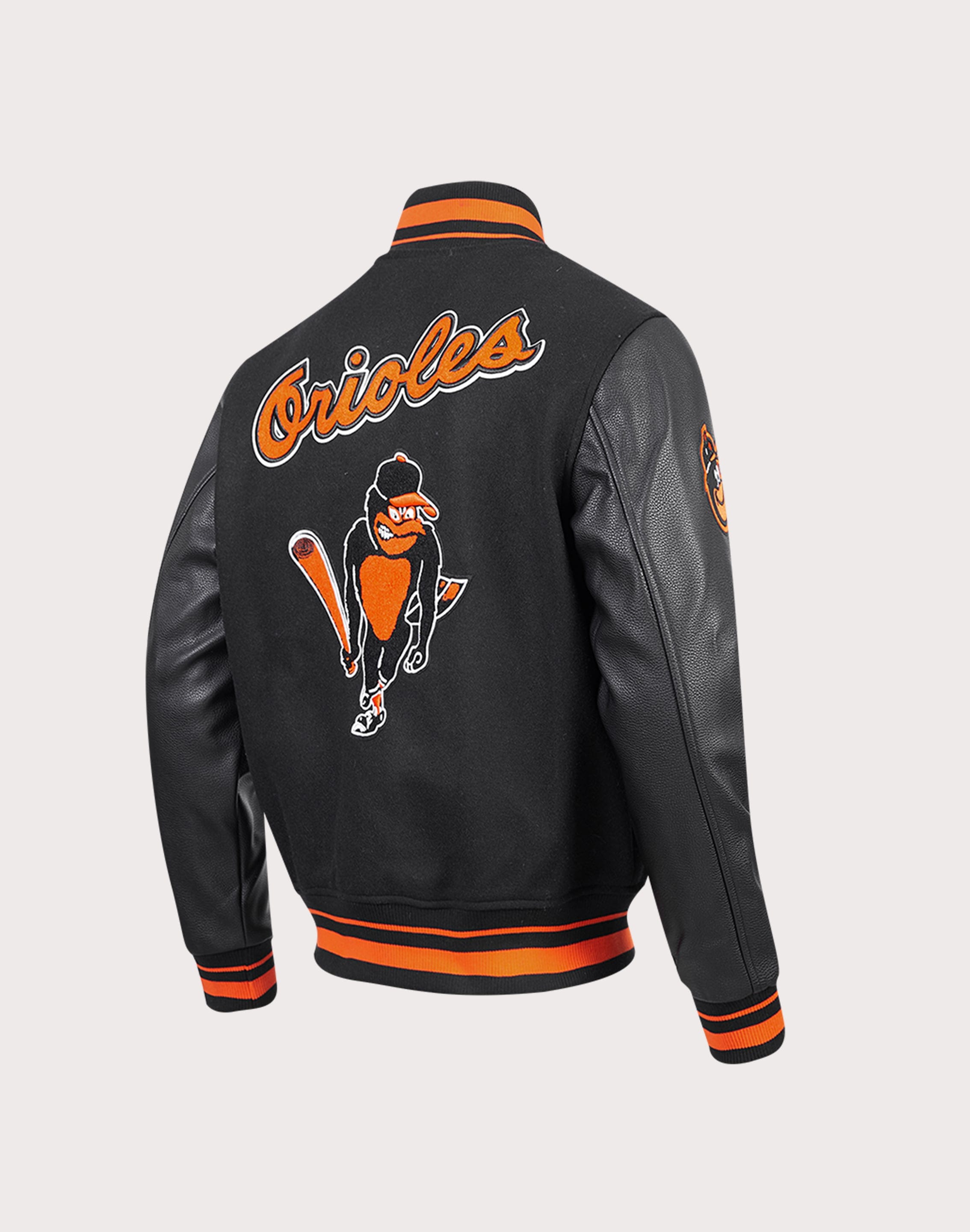 Pro Standard Baltimore Orioles Retro Classic Rib Wool Varsity Jacket