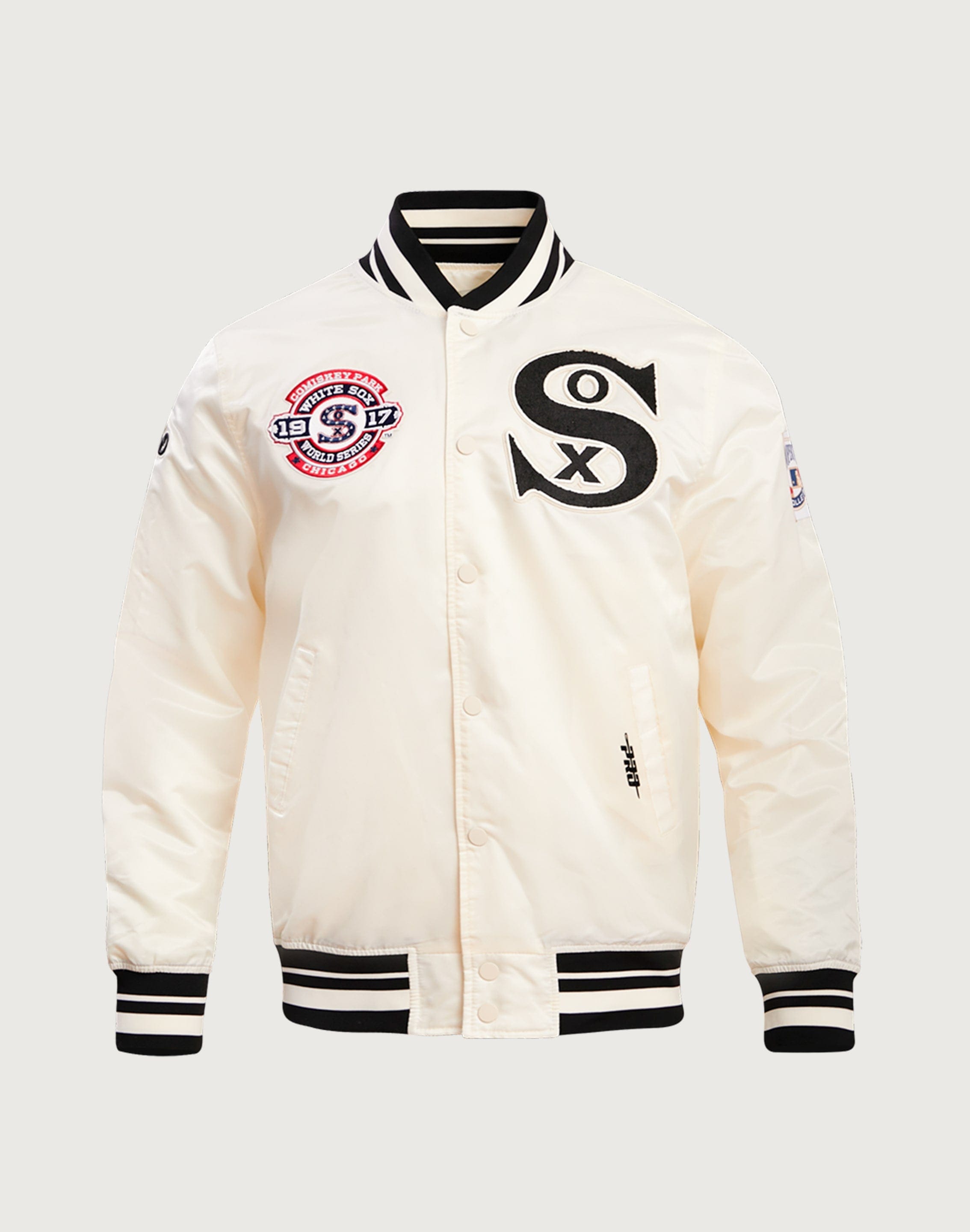 Pro Standard MLB Chicago White Sox Retro Classic Rib Satin Jacket