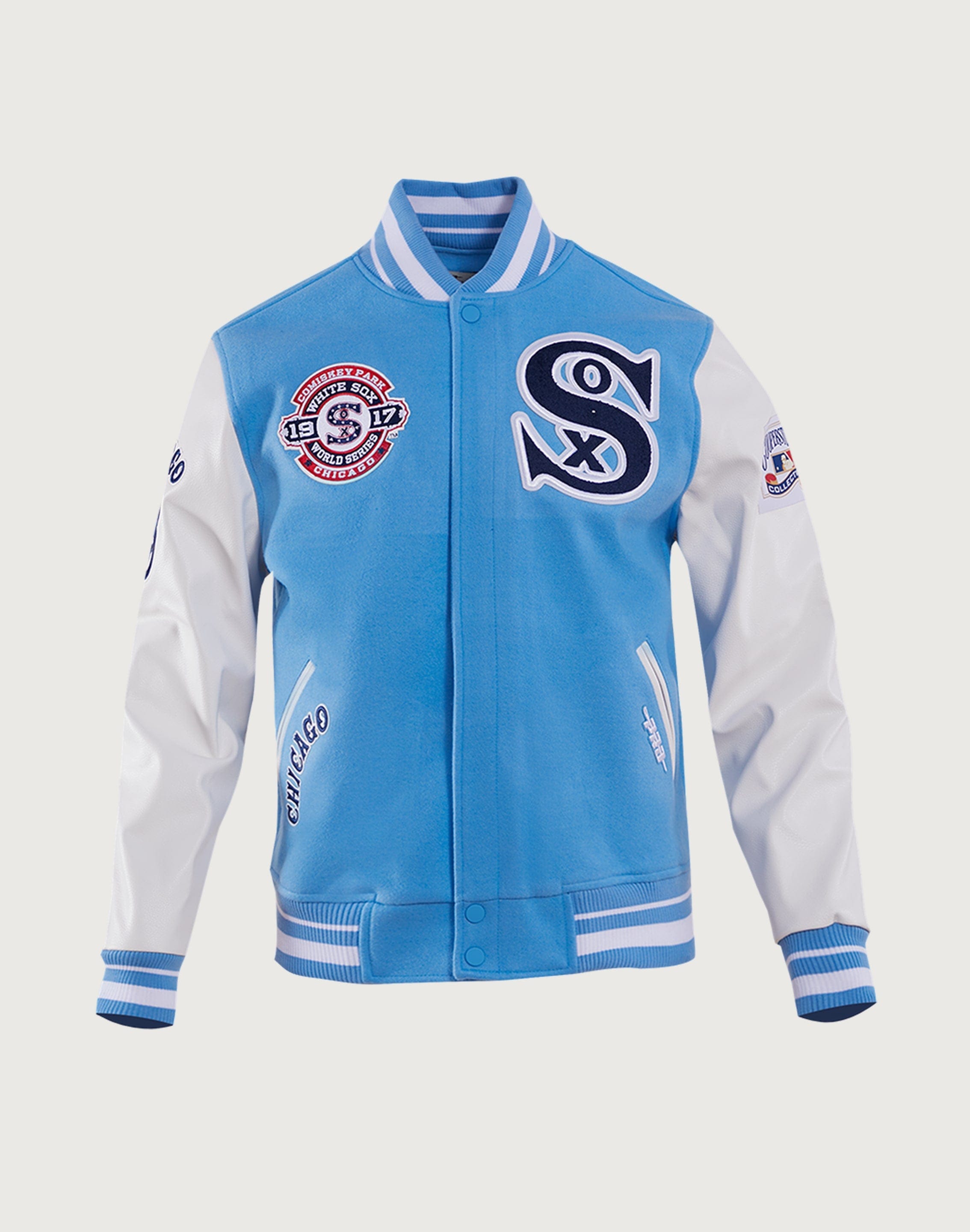 Photo of Pro Standard MLB Chicago White Sox Retro Classic Rib Wool Varsity Jacket