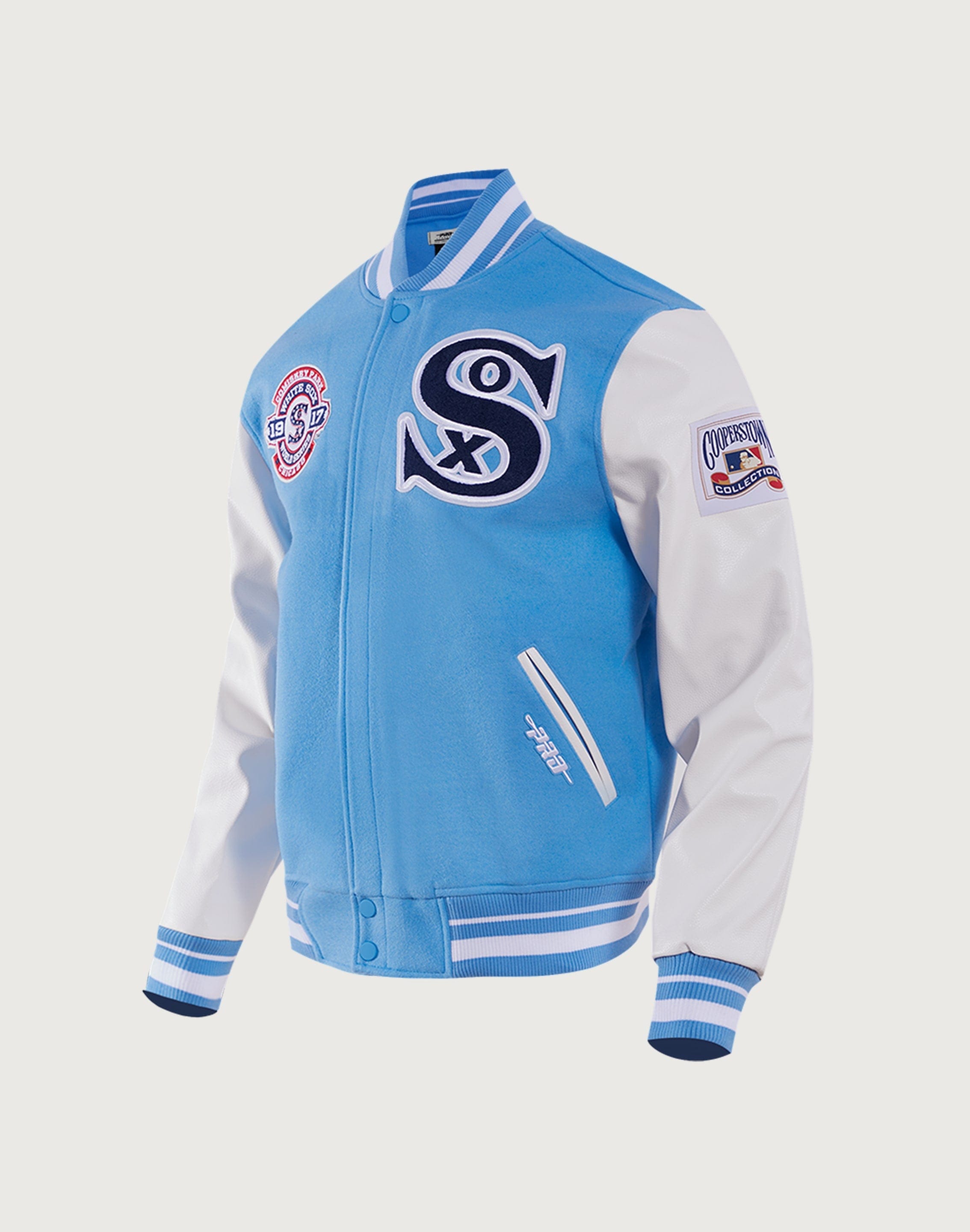 Photo of Pro Standard MLB Chicago White Sox Retro Classic Rib Wool Varsity Jacket