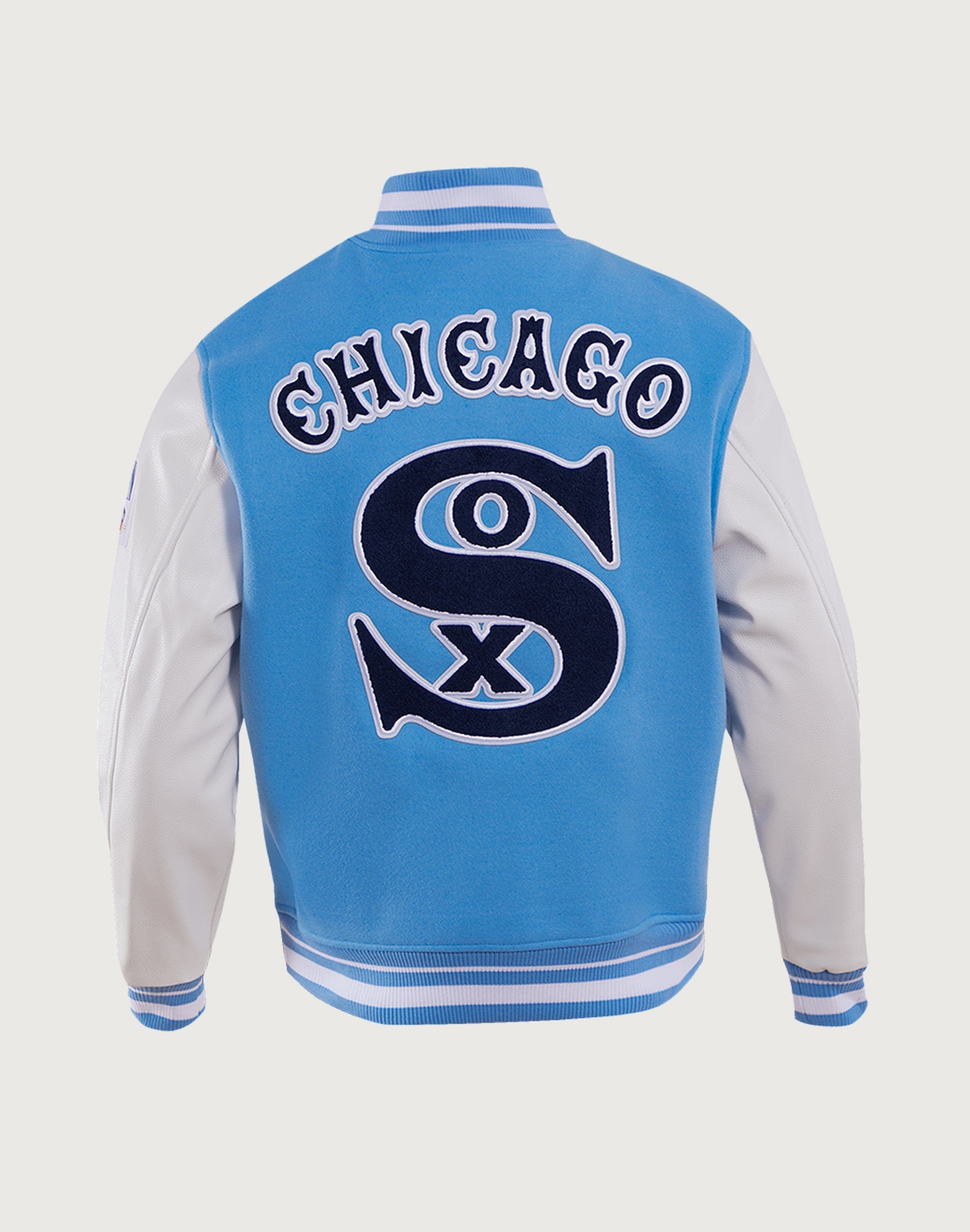 Photo of Pro Standard MLB Chicago White Sox Retro Classic Rib Wool Varsity Jacket