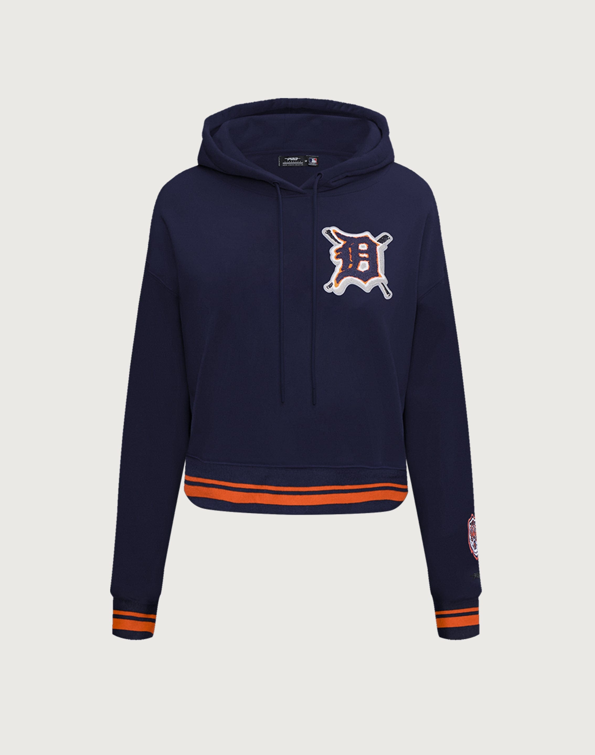 Photo of Pro Standard MLB Detroit Tigers Mashup Rib Cropped Hoodie