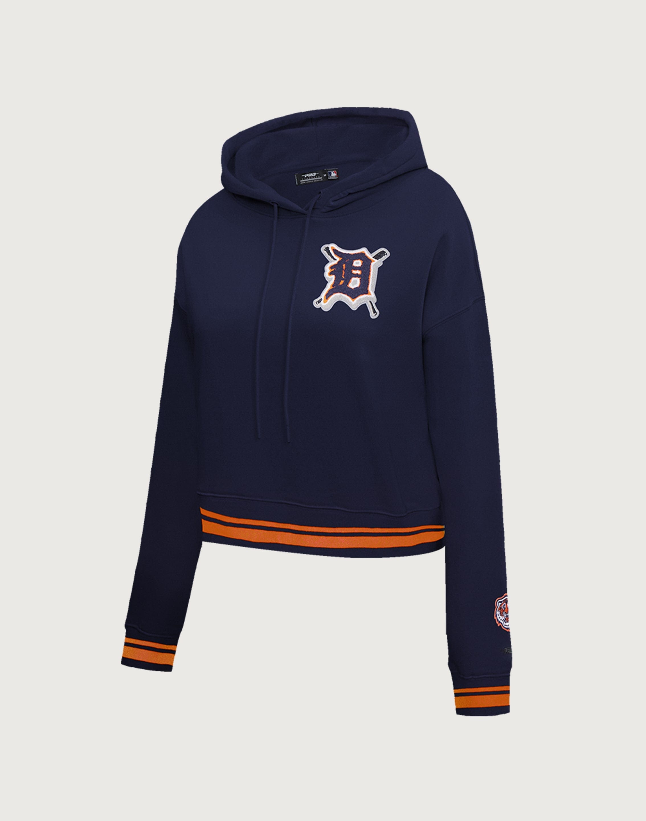 Photo of Pro Standard MLB Detroit Tigers Mashup Rib Cropped Hoodie