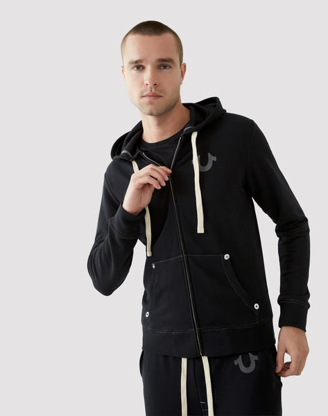 True Religion Classic Logo Zip Hoodie – DTLR