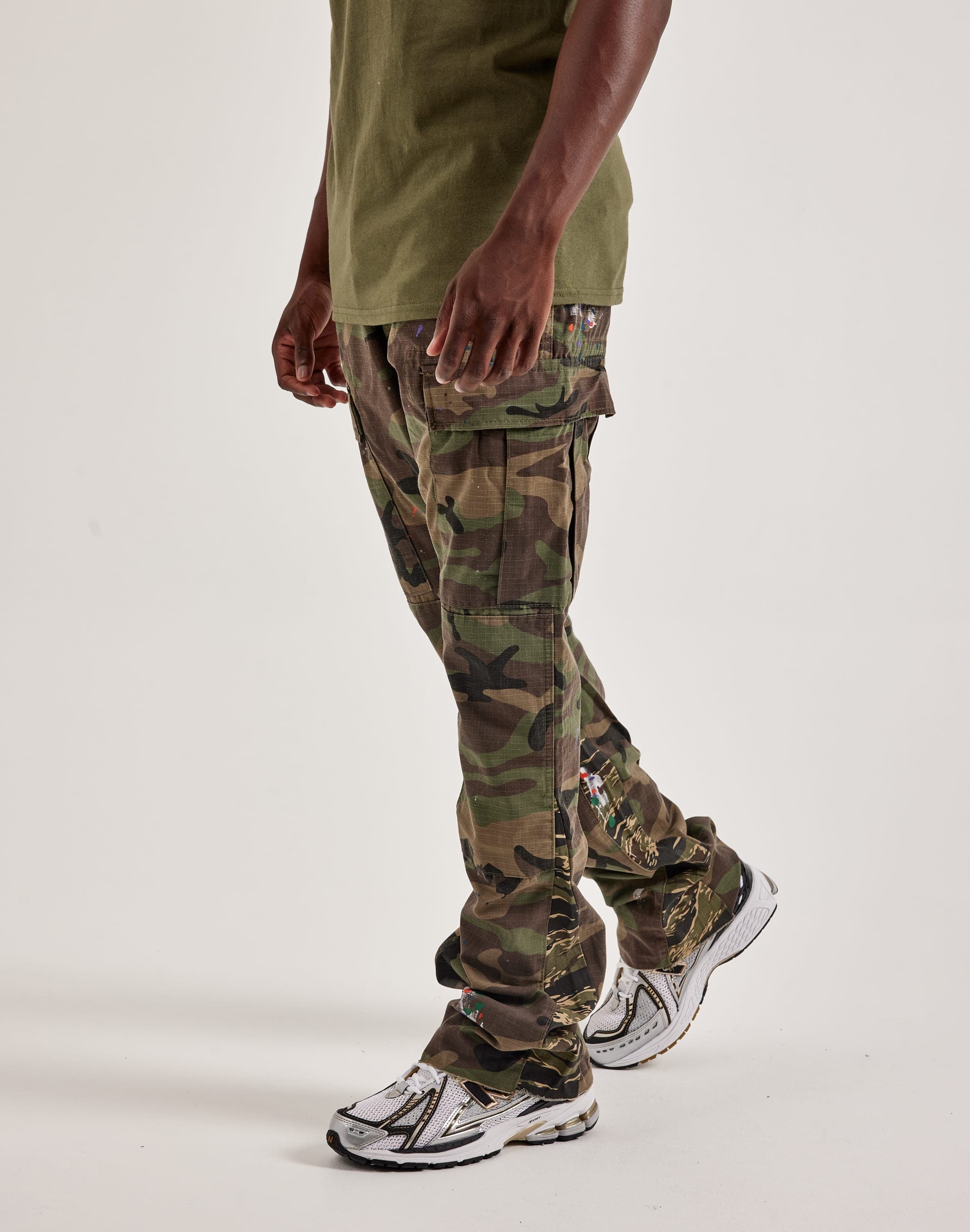 MNML Contrast Bootcut Cargo Pants