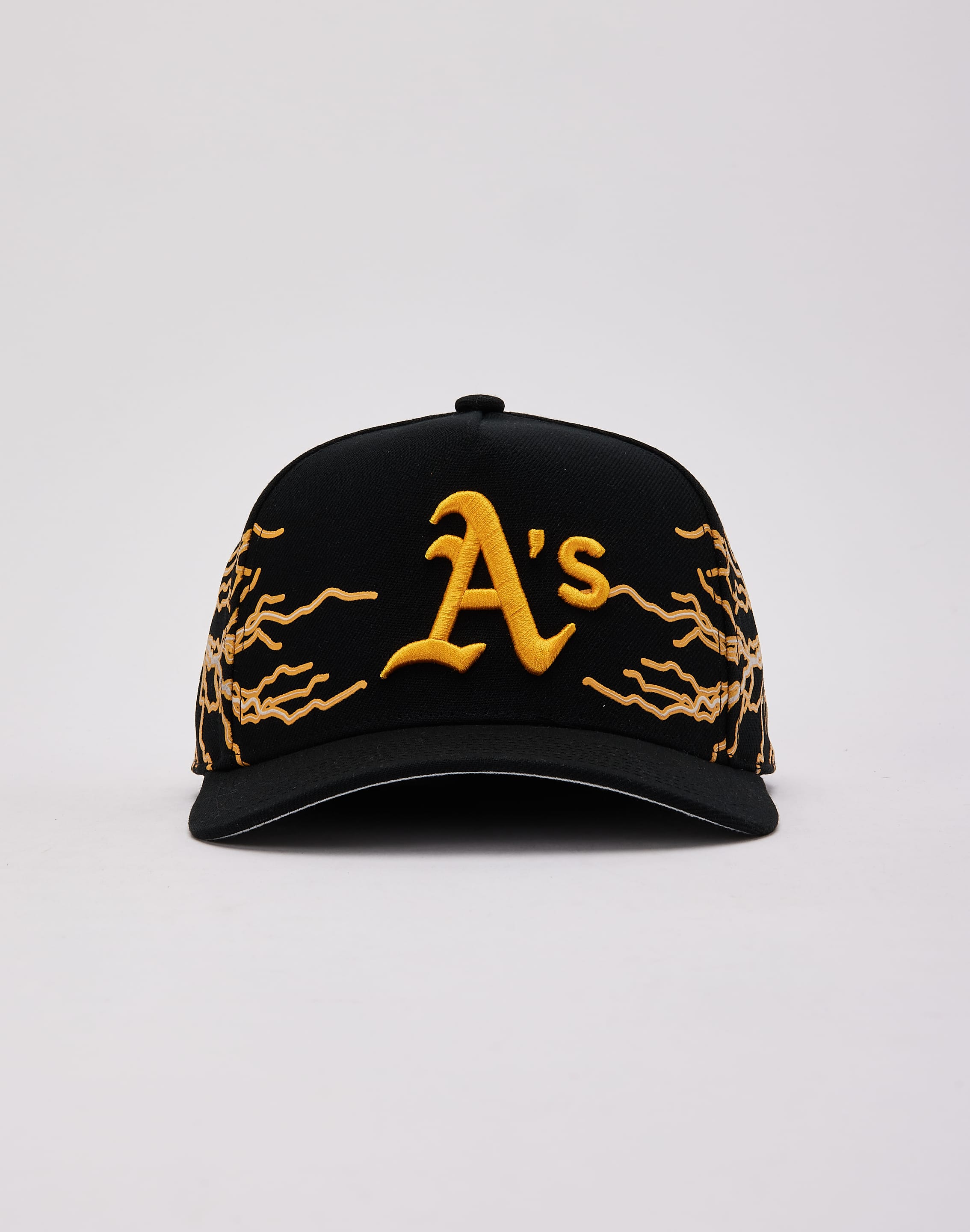 Mitchell Ness MLB Oakland Athletics Lightning Pro Pinch Snapback