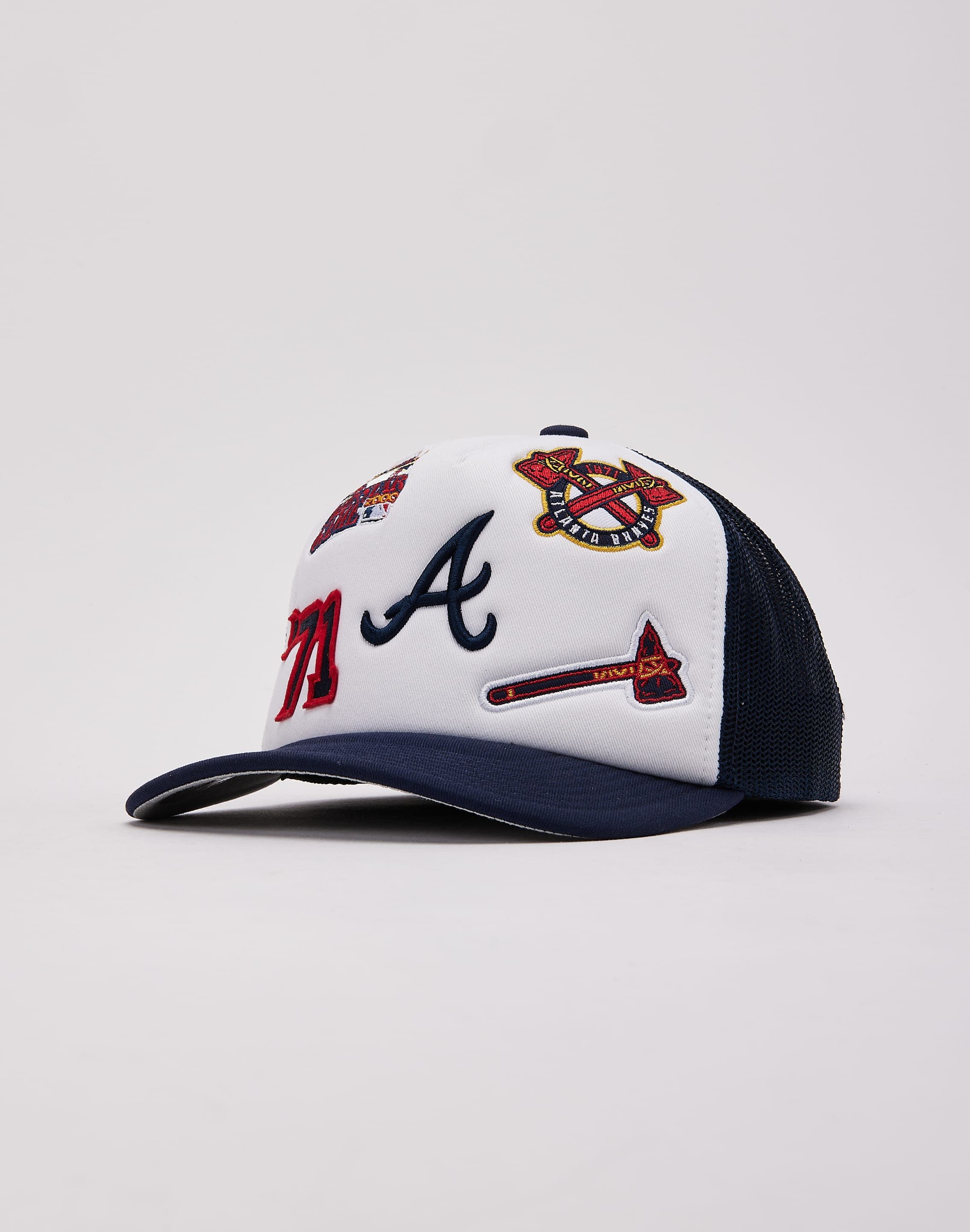 Photo of Mitchell & Ness MLB Atlanta Braves Gridlock Trucker Hat