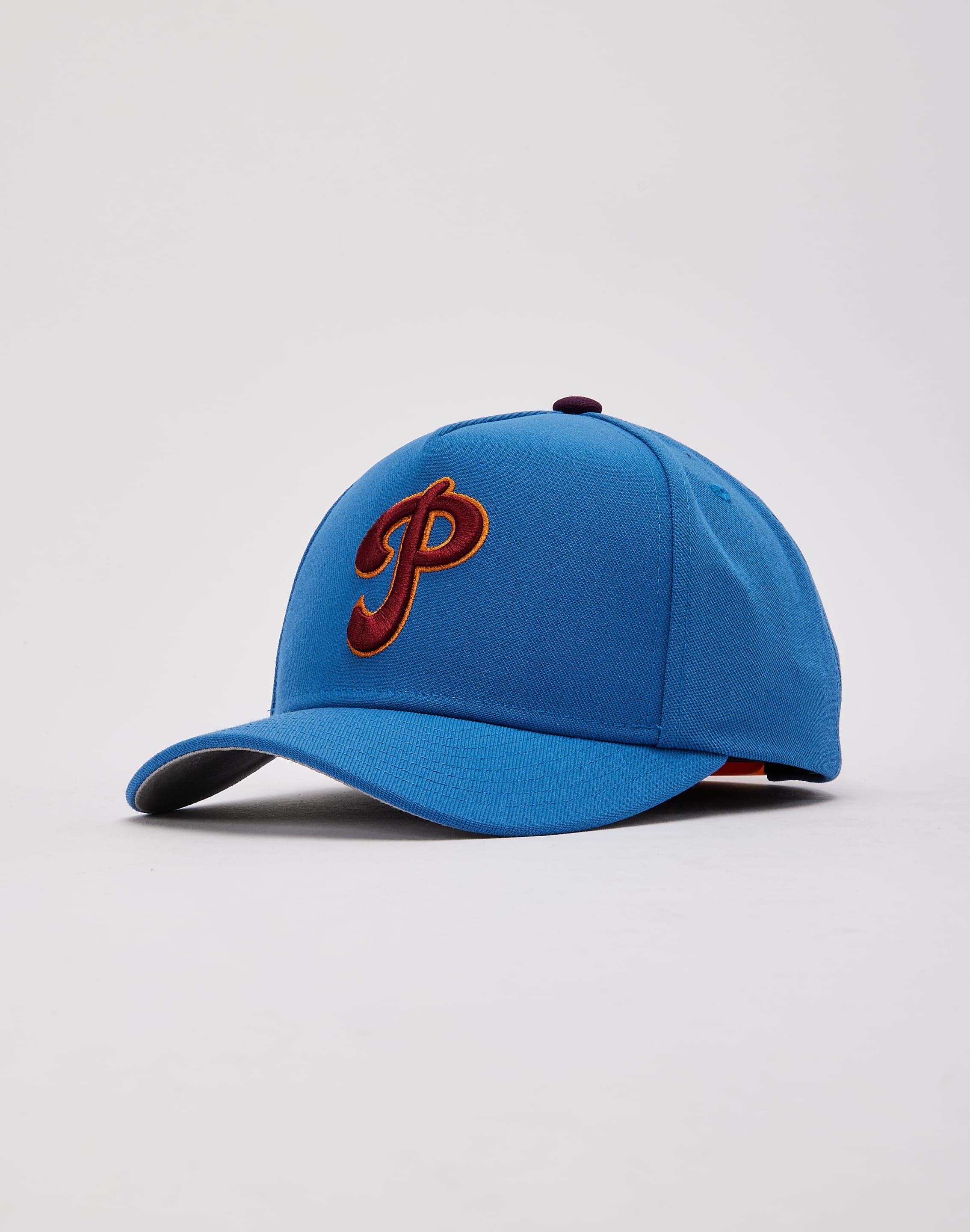 Phila 76ers Hat Mitchell Ness Philadelphia Phillies Leather Dad