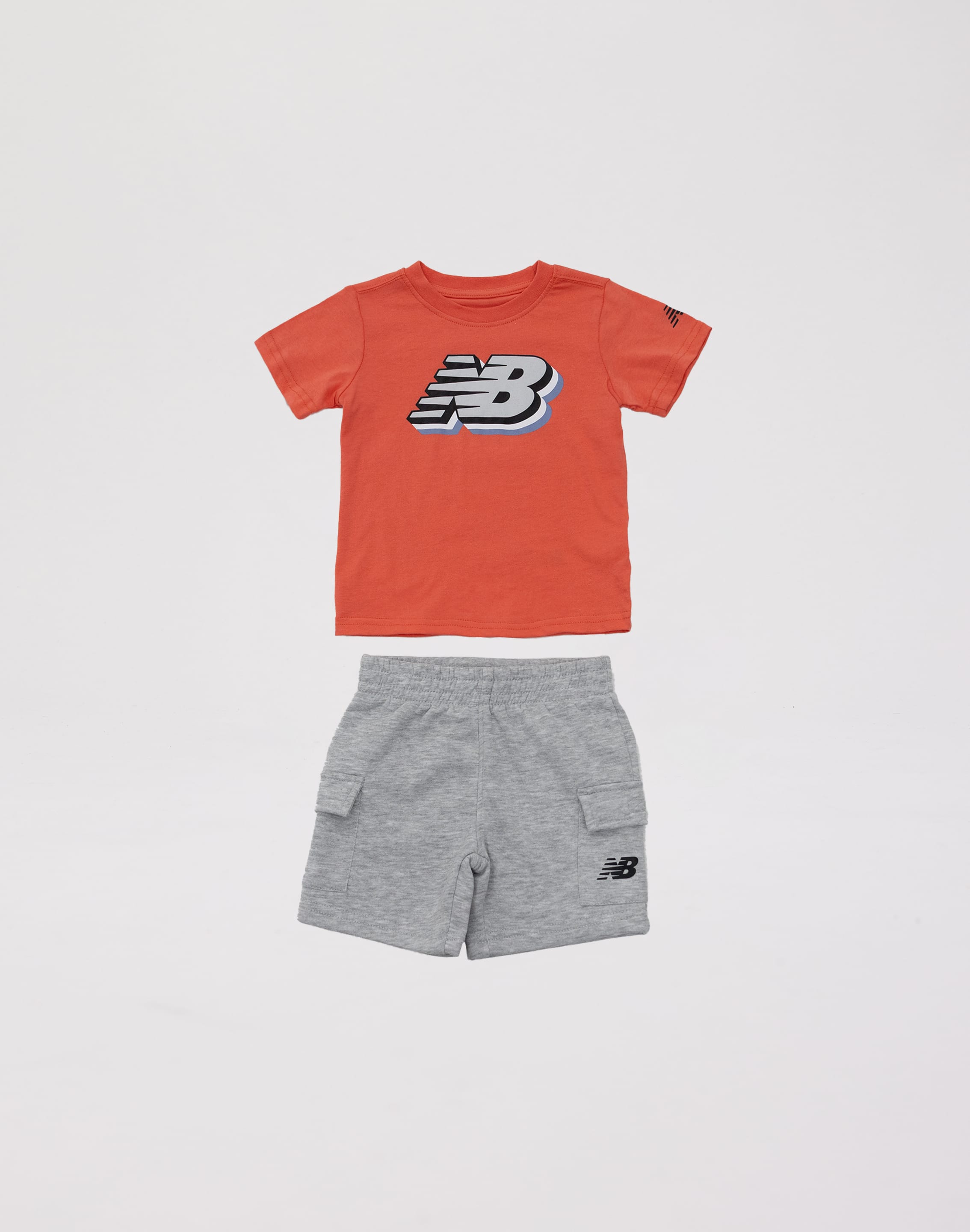 Photo of New Balance Fleece Cargo Shorts Set Toddler