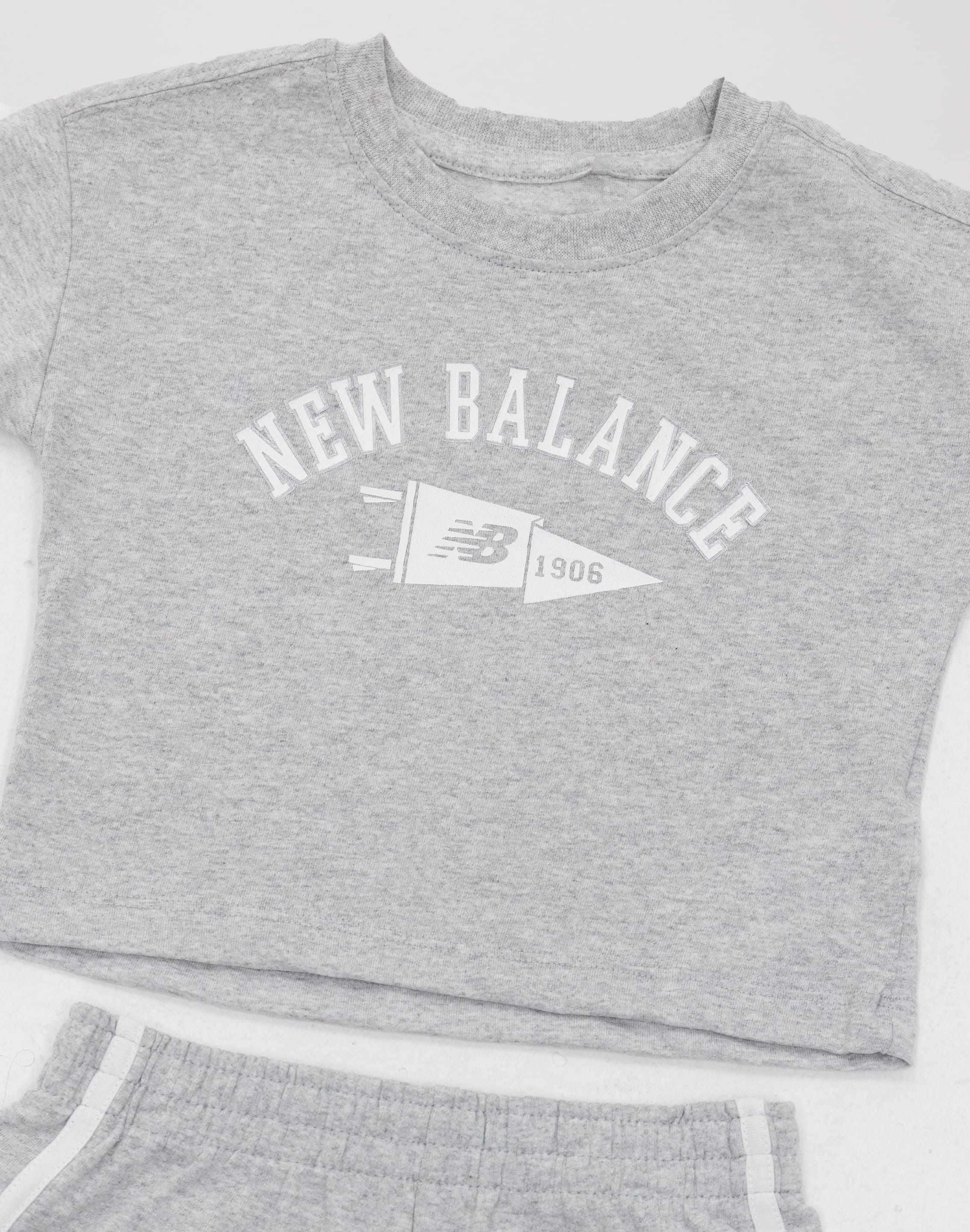 New Balance Flag Fleece Shorts Set Pre-School