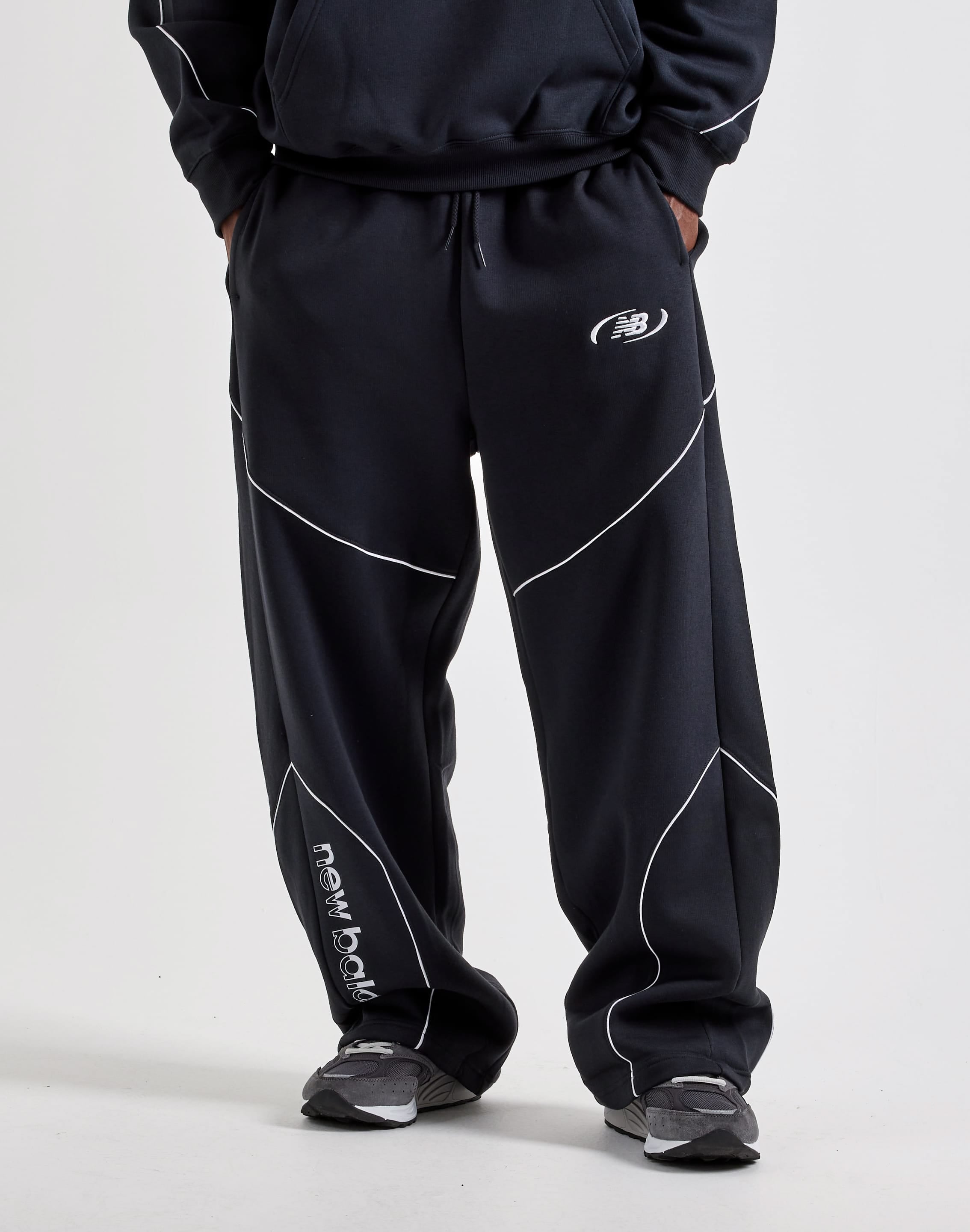 Photo of New Balance Trackside Fleece Open-Hem Pants