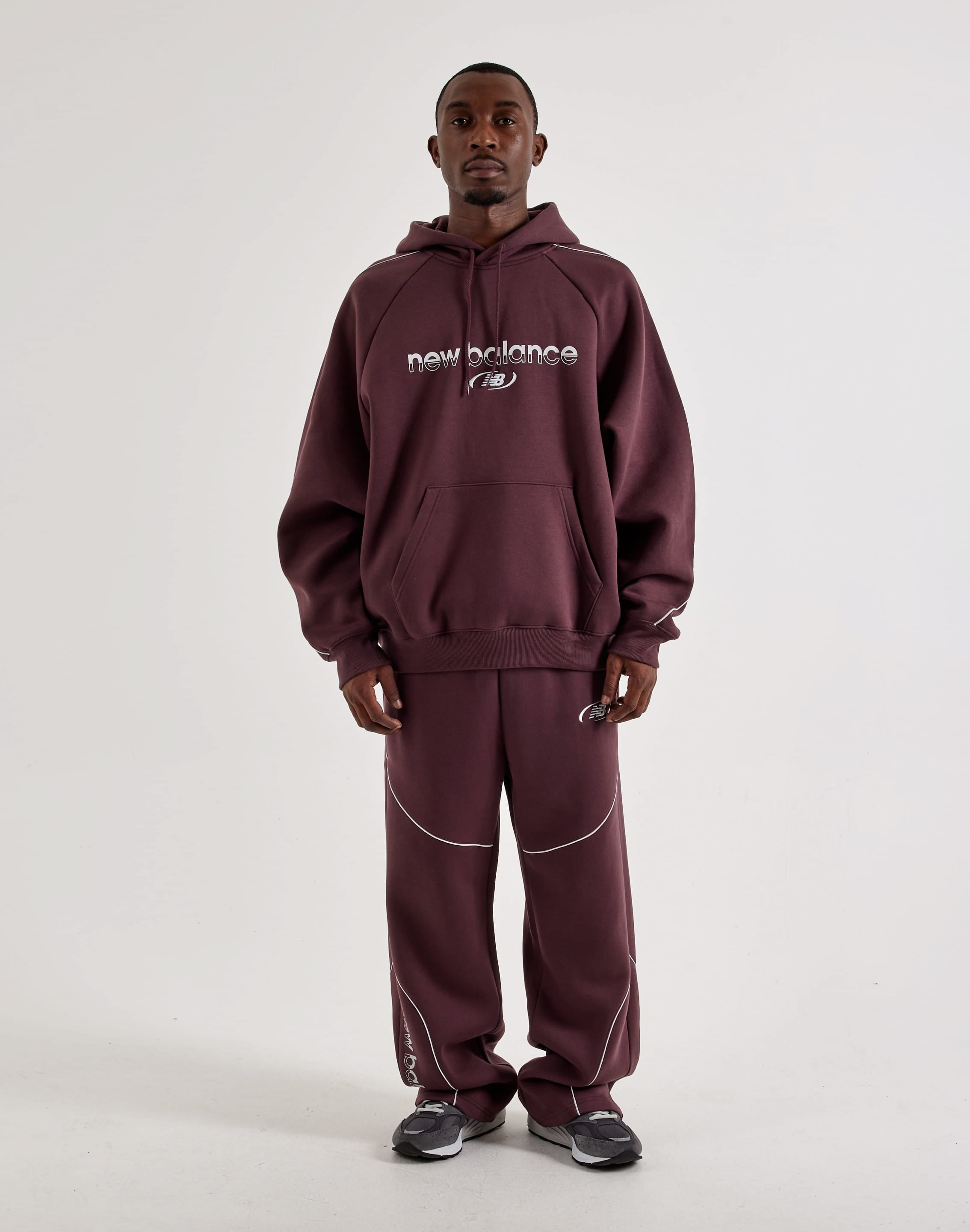 New Balance Trackside Fleece Open-Hem Pants, image 4 of 4