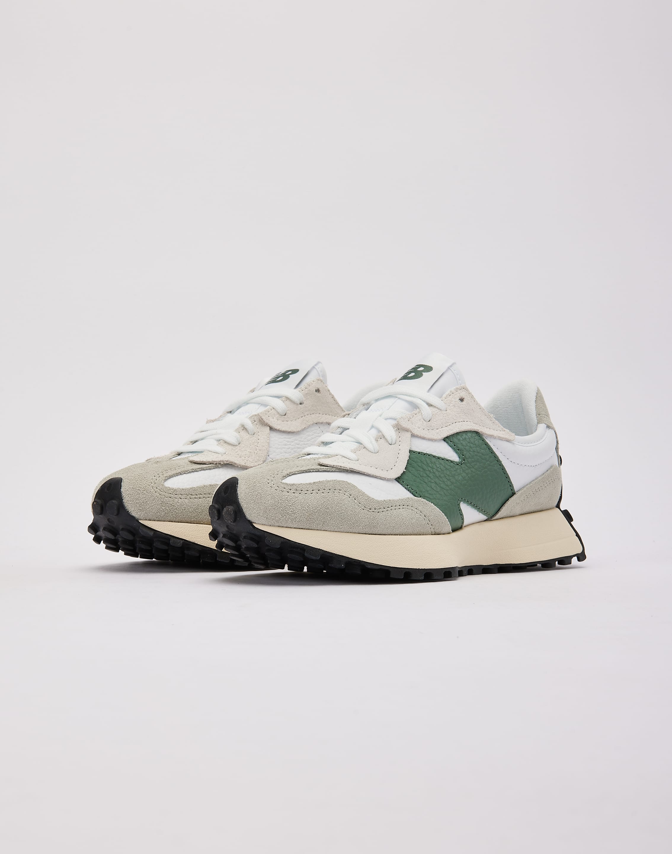 New Balance スニーカー 327　ホワイト/グリーン　23.5 New Balance ニューバランス スニーカー U327WRD GREEN WHITE