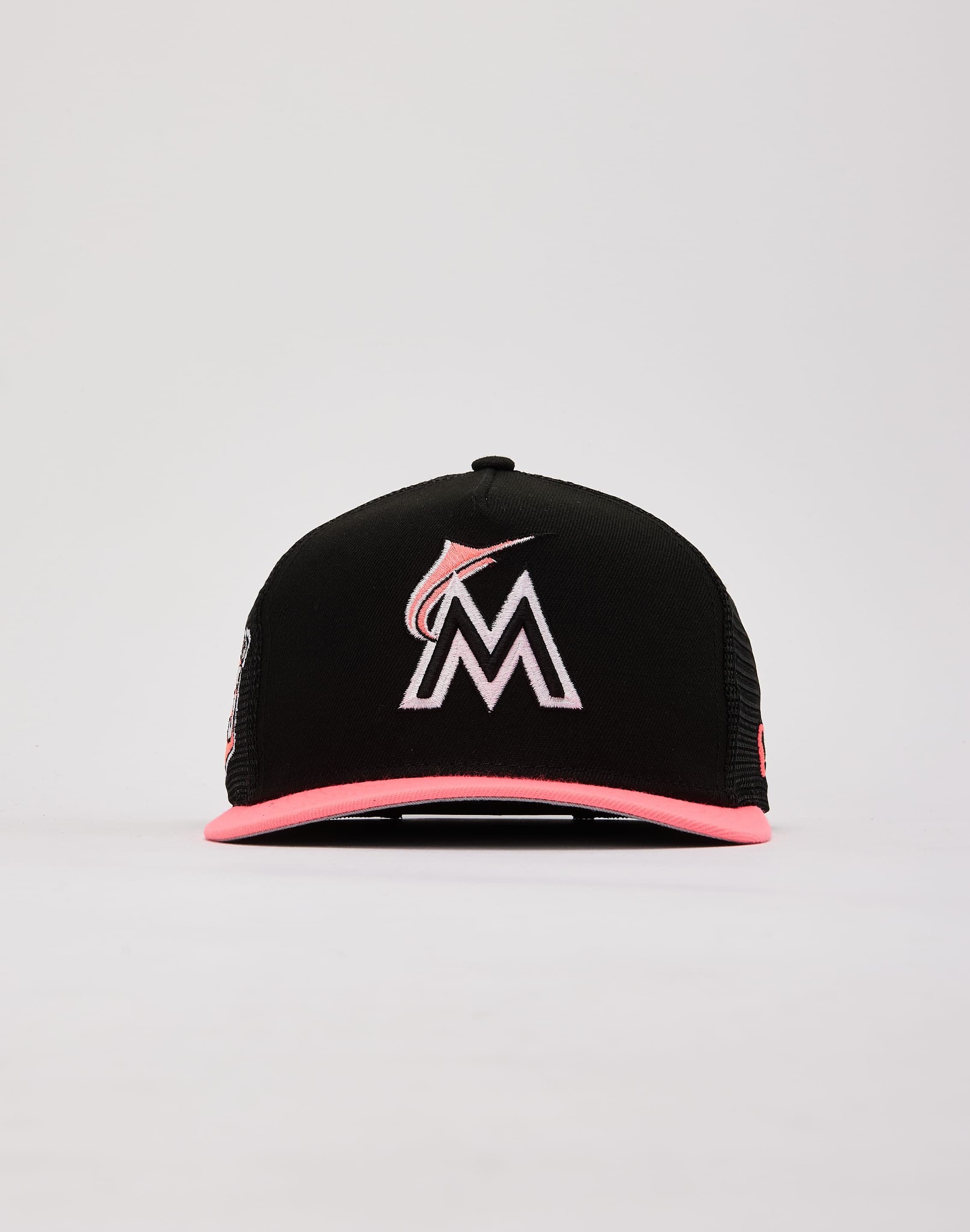 New Era MLB Miami Marlins 9Fifty A-Frame Trucker Hat – DTLR