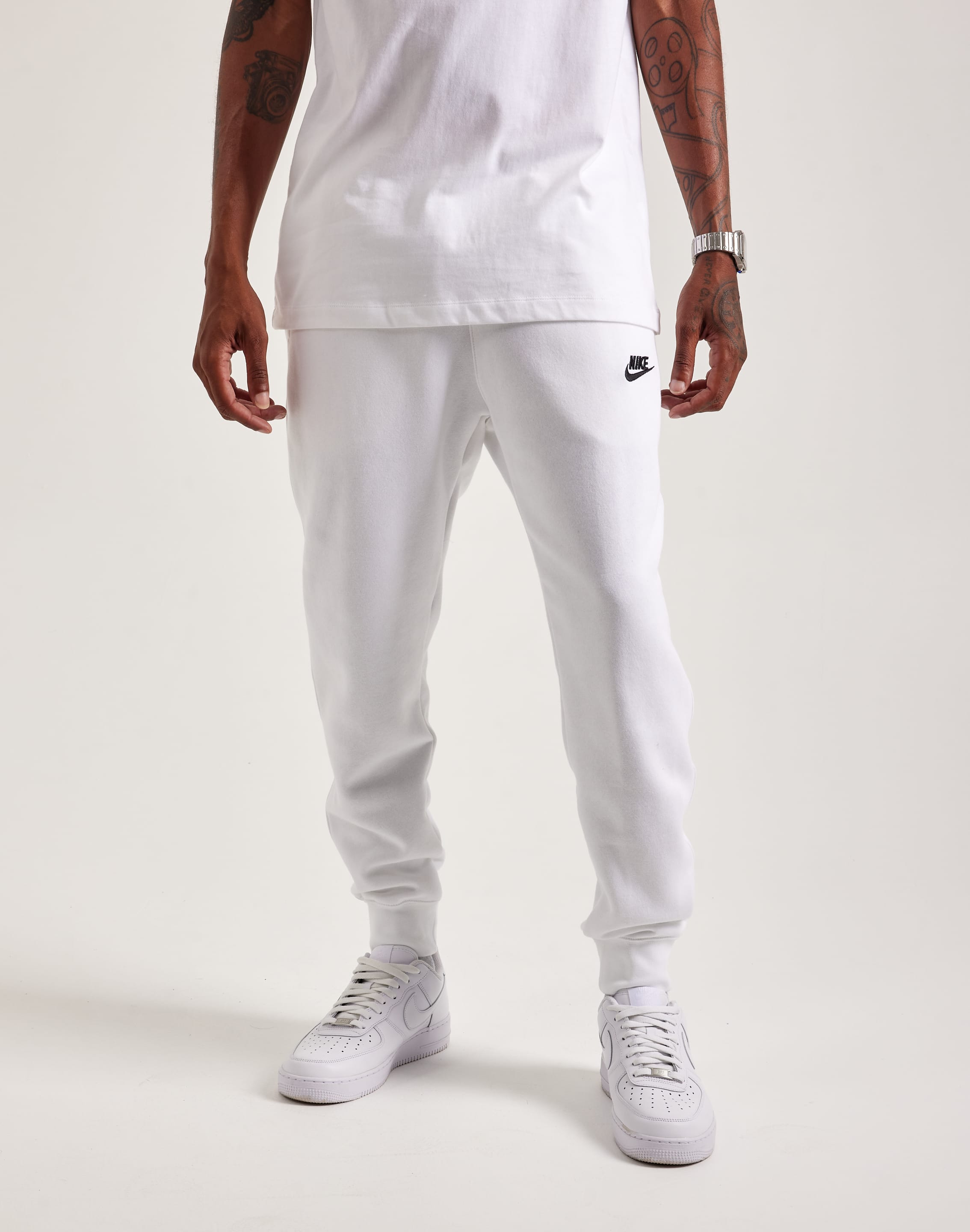 Nike White Fleece Sweatpants Nike Men's Sportswear Club Fleece
