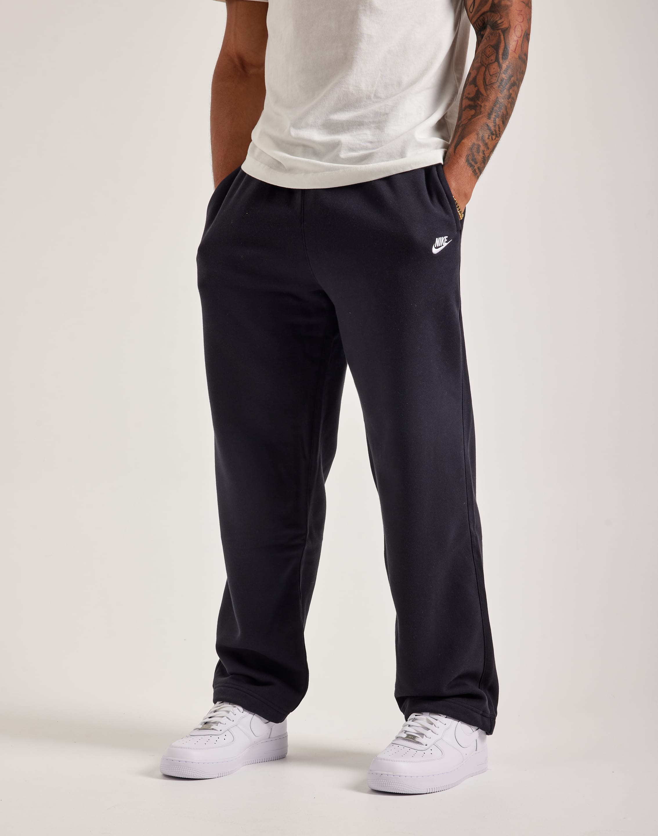 Nike Pro Nike Men's Black Fleece Sweatpants Nike Club Fleece