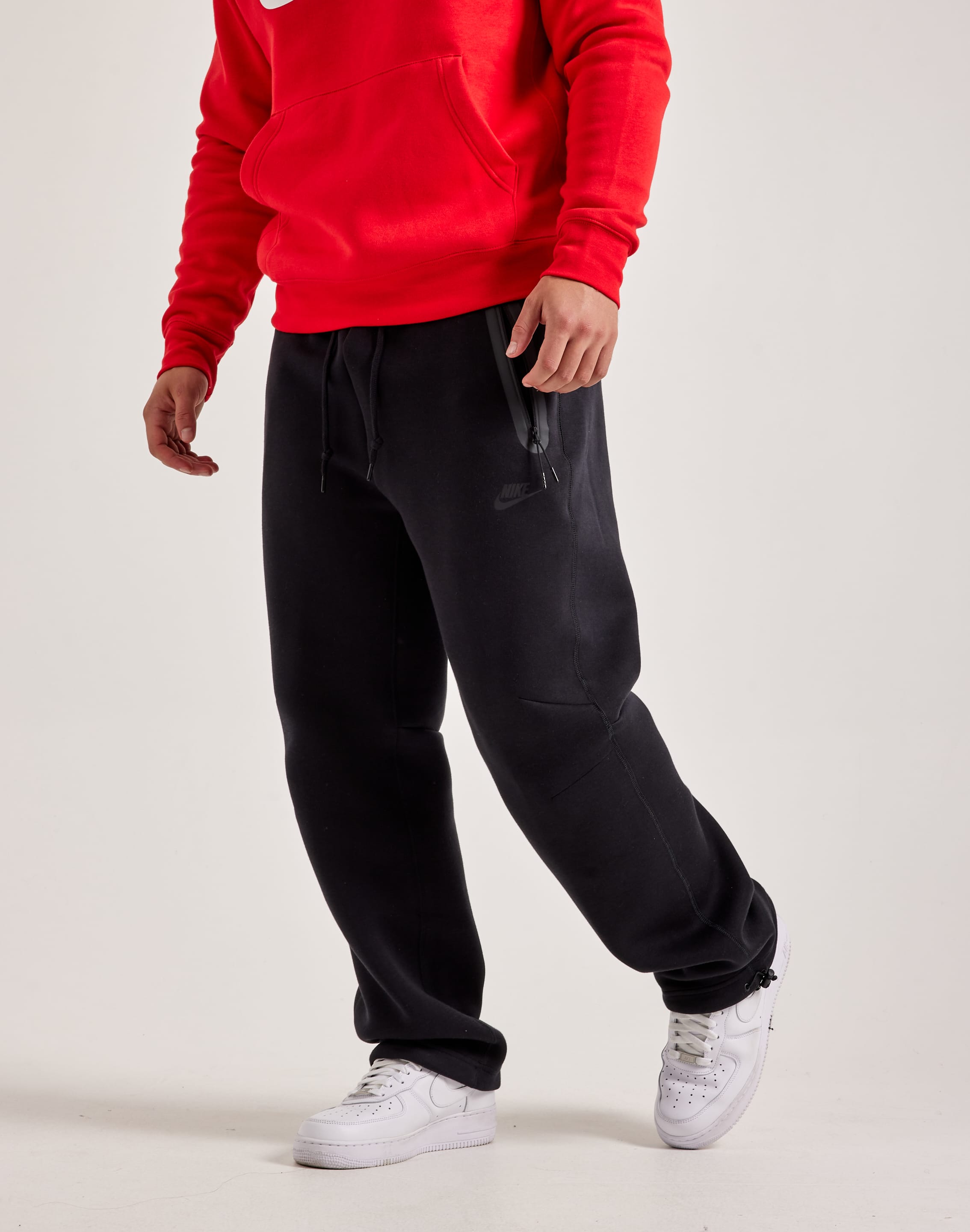 Nike Tech Fleece Sweatpants Men's Black Nike Tech Fleece Open
