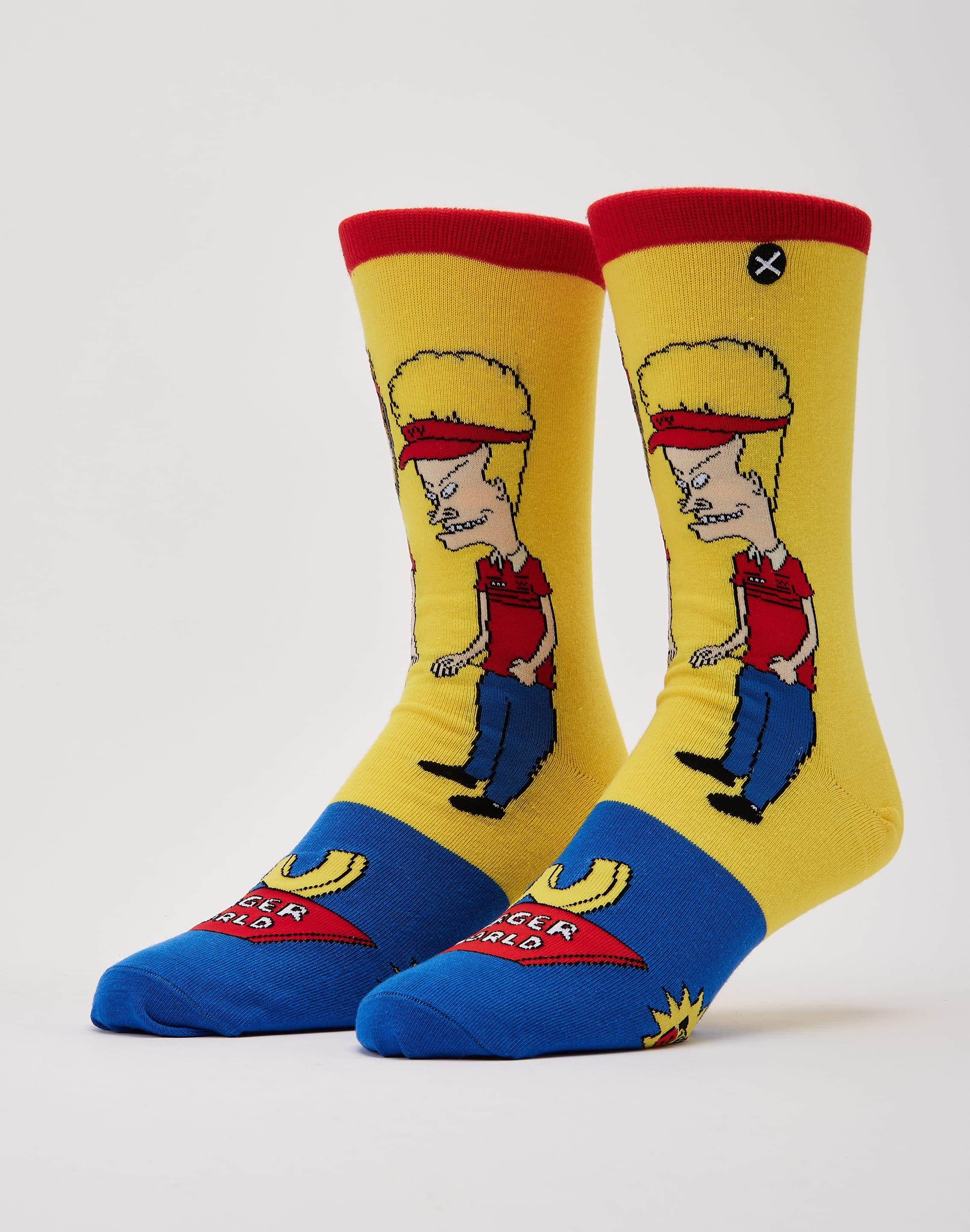 Photo of Odd Sox Beavis & Butthead Burger World Crew Socks