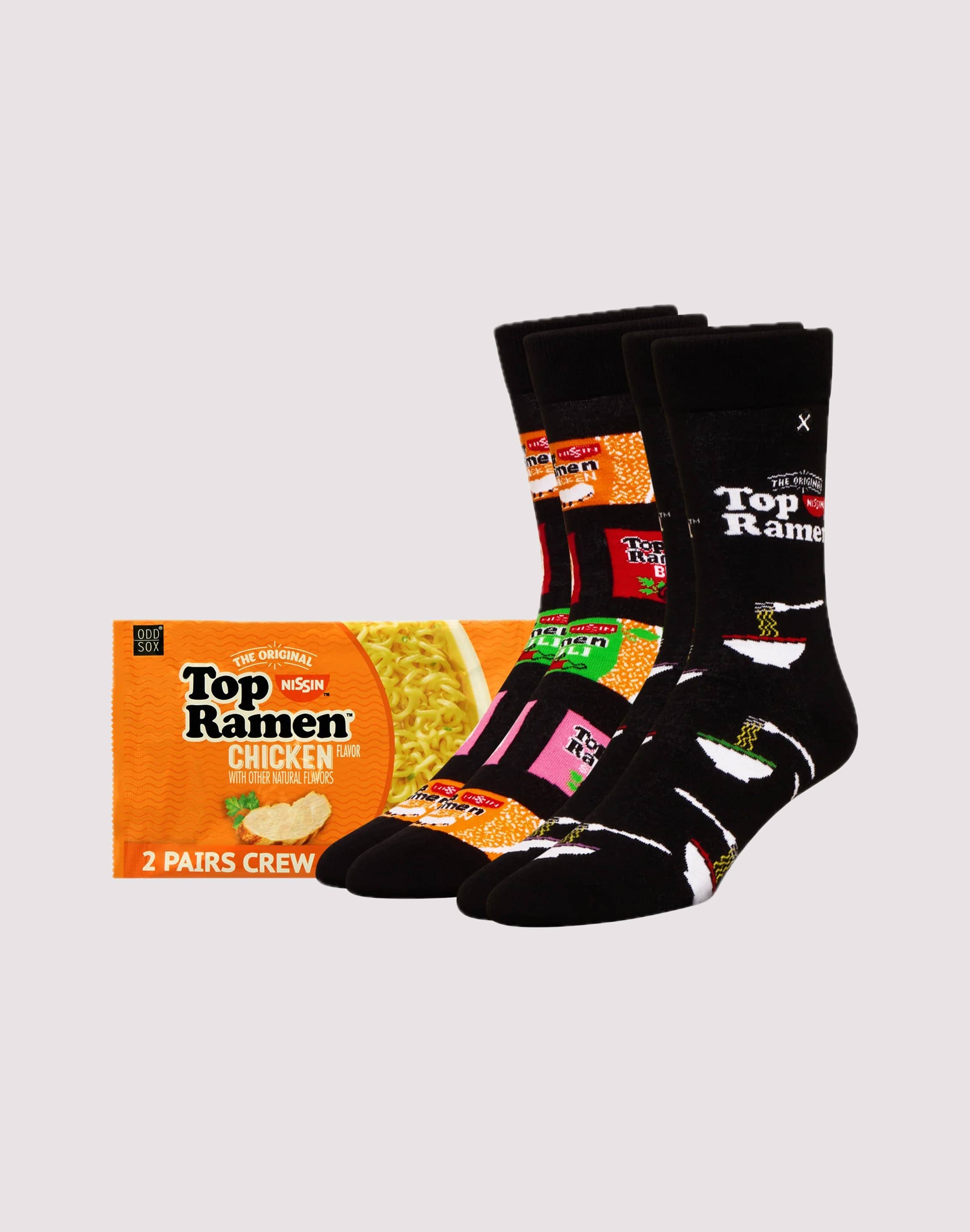 Photo of Odd Sox Top Ramen Crew Socks 2-Pack