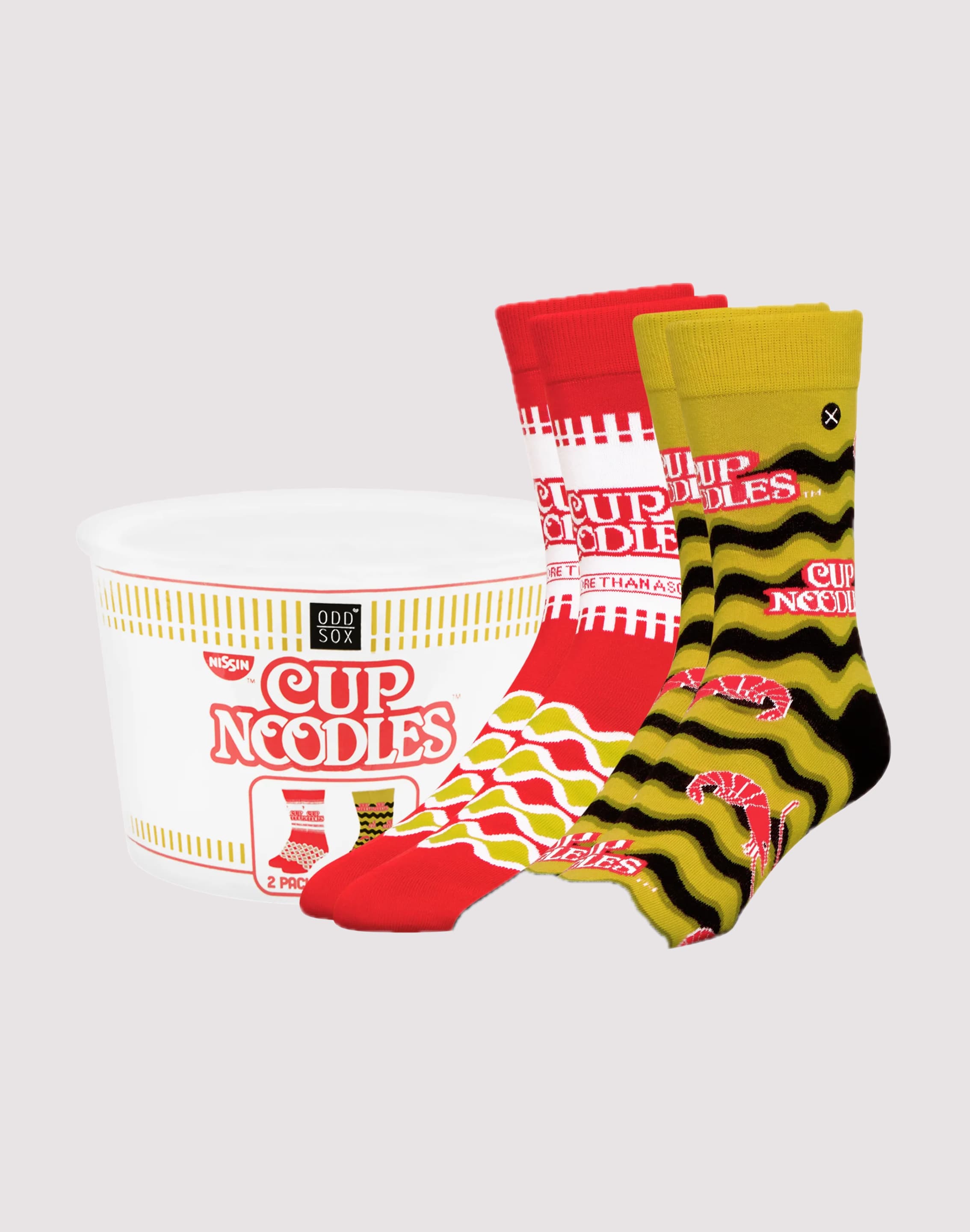 Photo of Odd Sox Cup Noodles Crew Socks 2-Pack