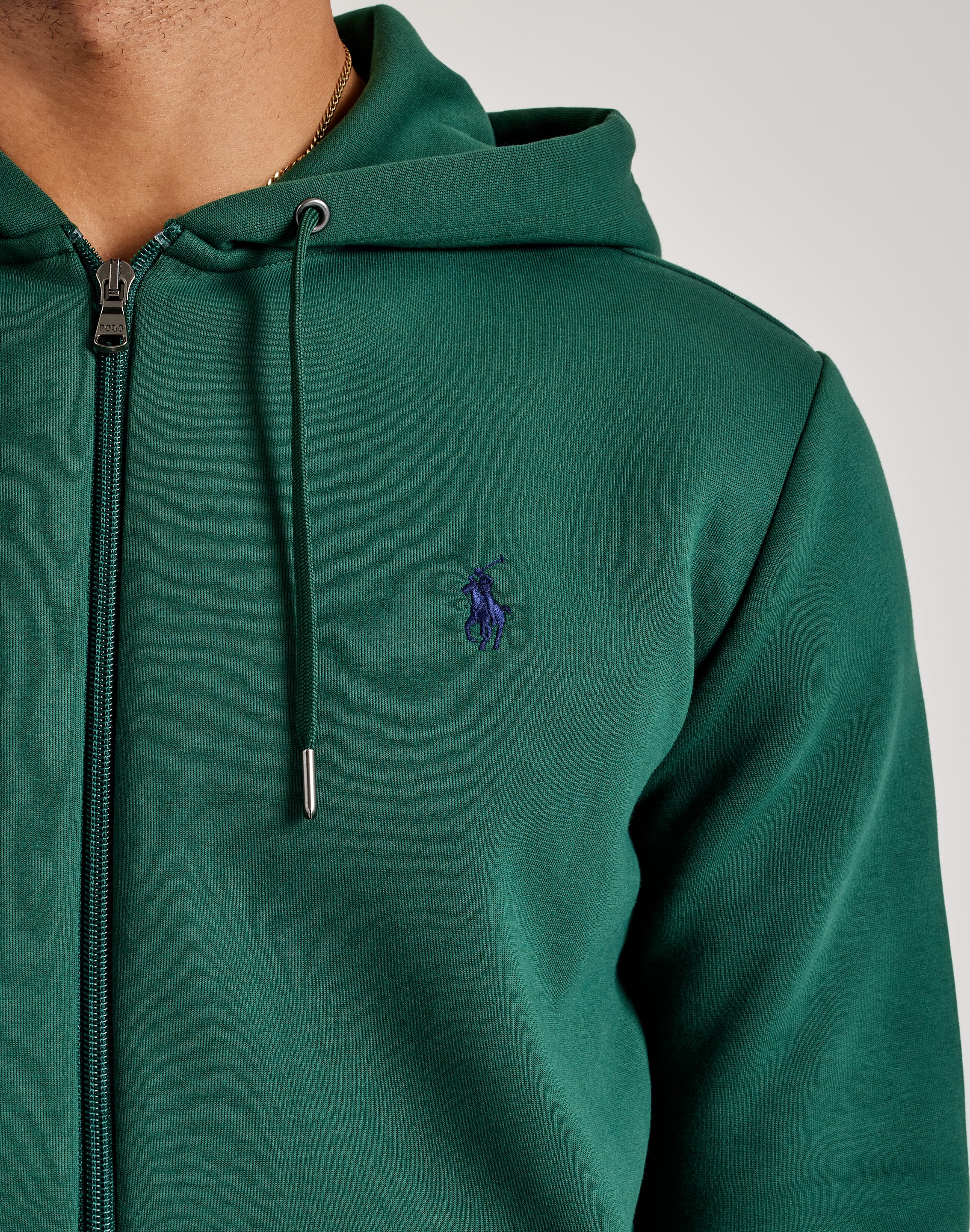 Polo Ralph Lauren Double-Knit Full-Zip Hoodie – DTLR