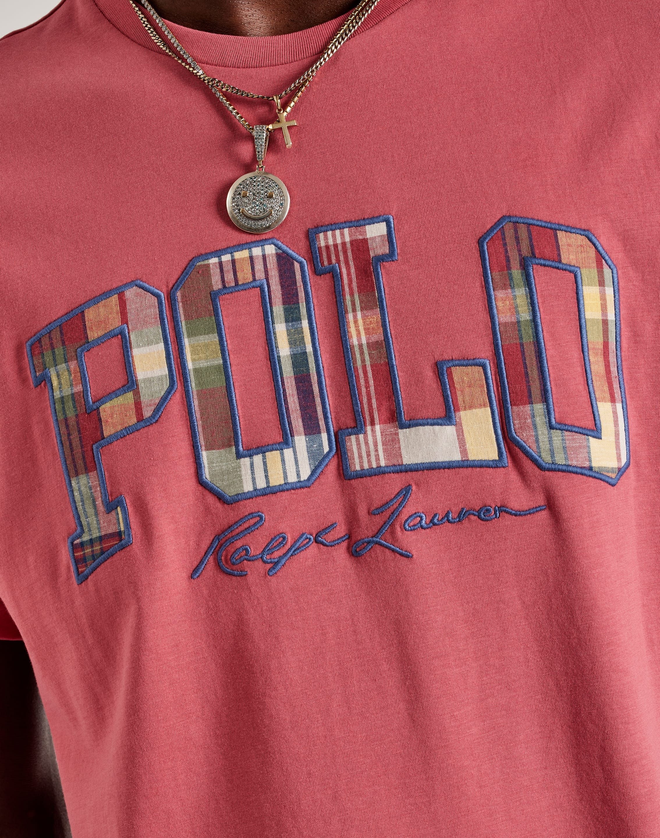 Photo of Polo Ralph Lauren Plaid Logo Tee