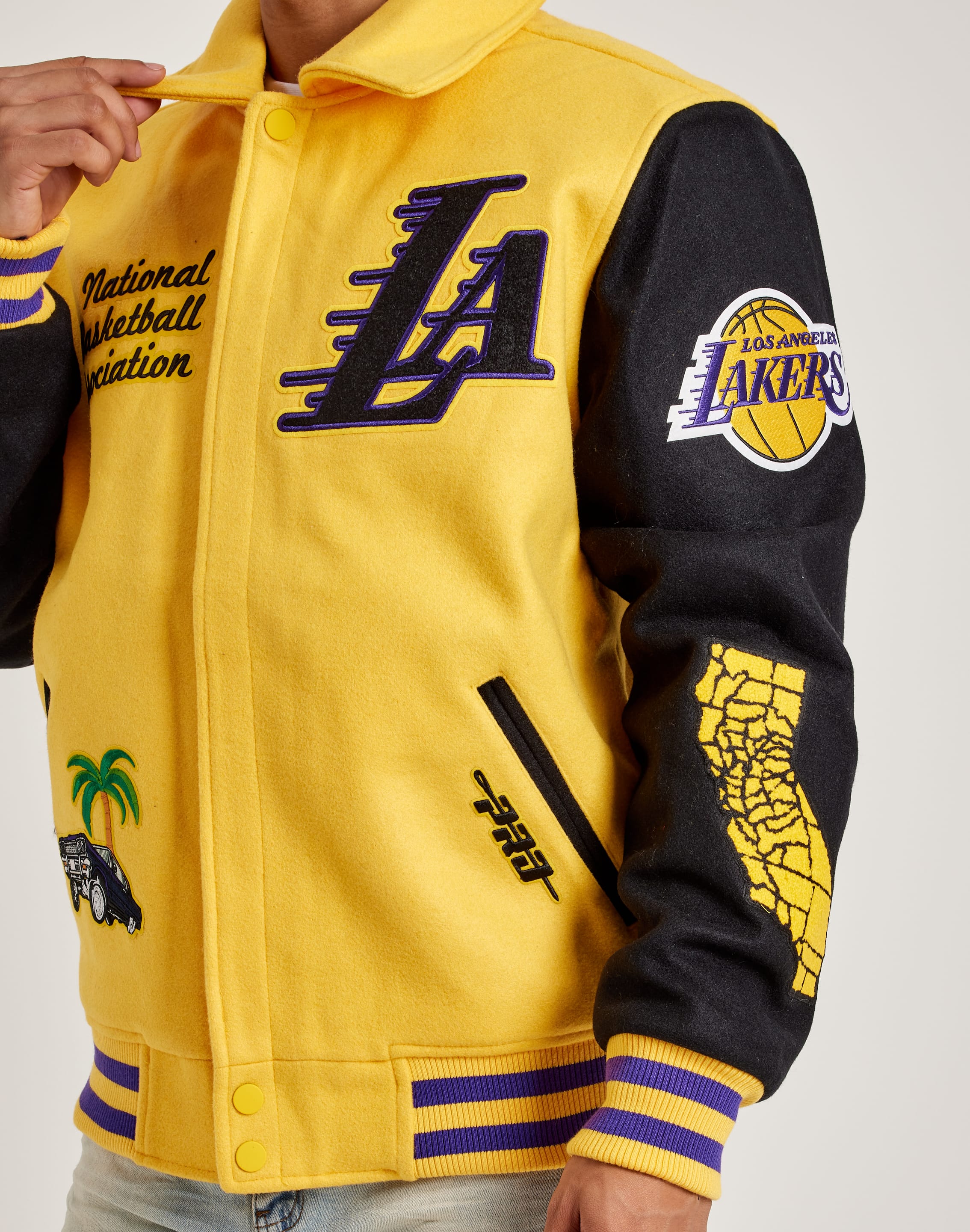 Pro Standard Los Angeles Lakers Varsity Jacket