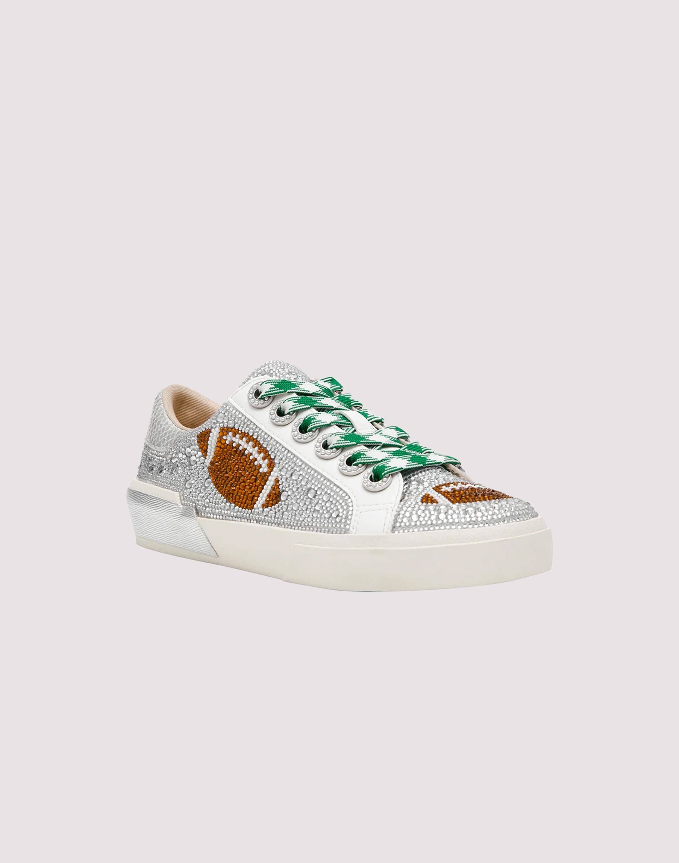 Photo of Betsey Johnson Archy Rhinestone Football Sneaker