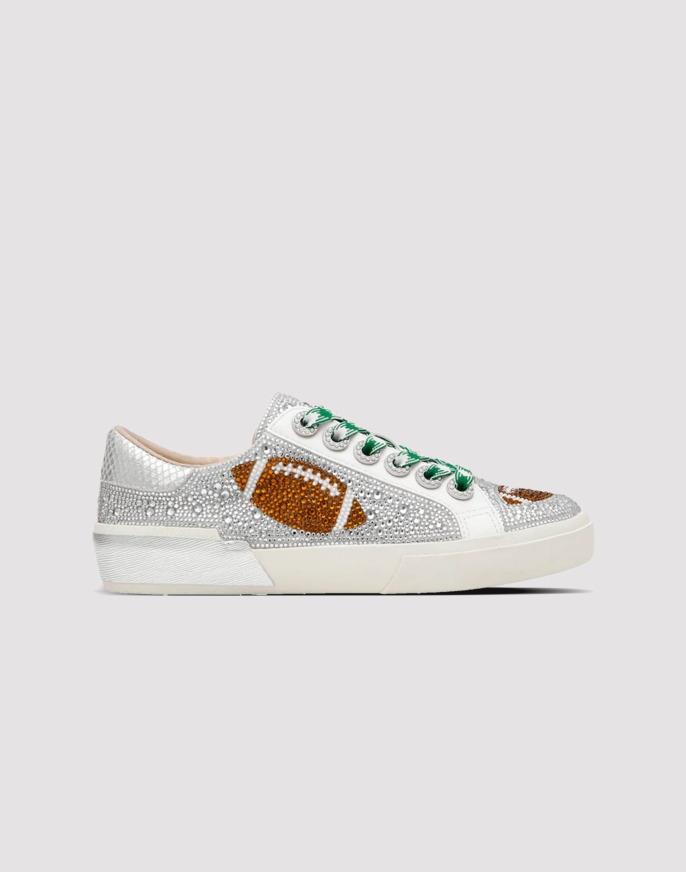 Photo of Betsey Johnson Archy Rhinestone Football Sneaker