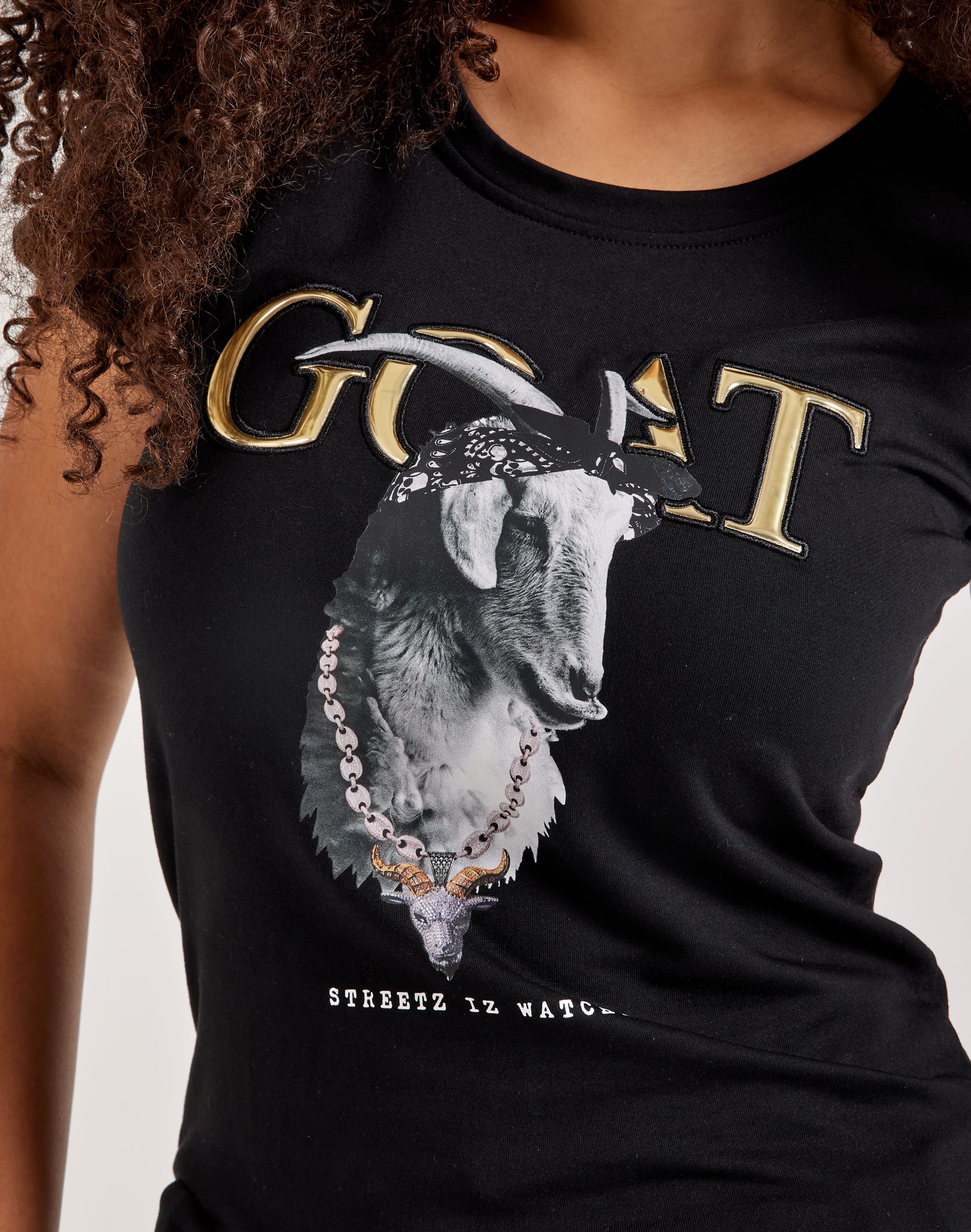 Streetz Iz Watchin Goat Tee – DTLR
