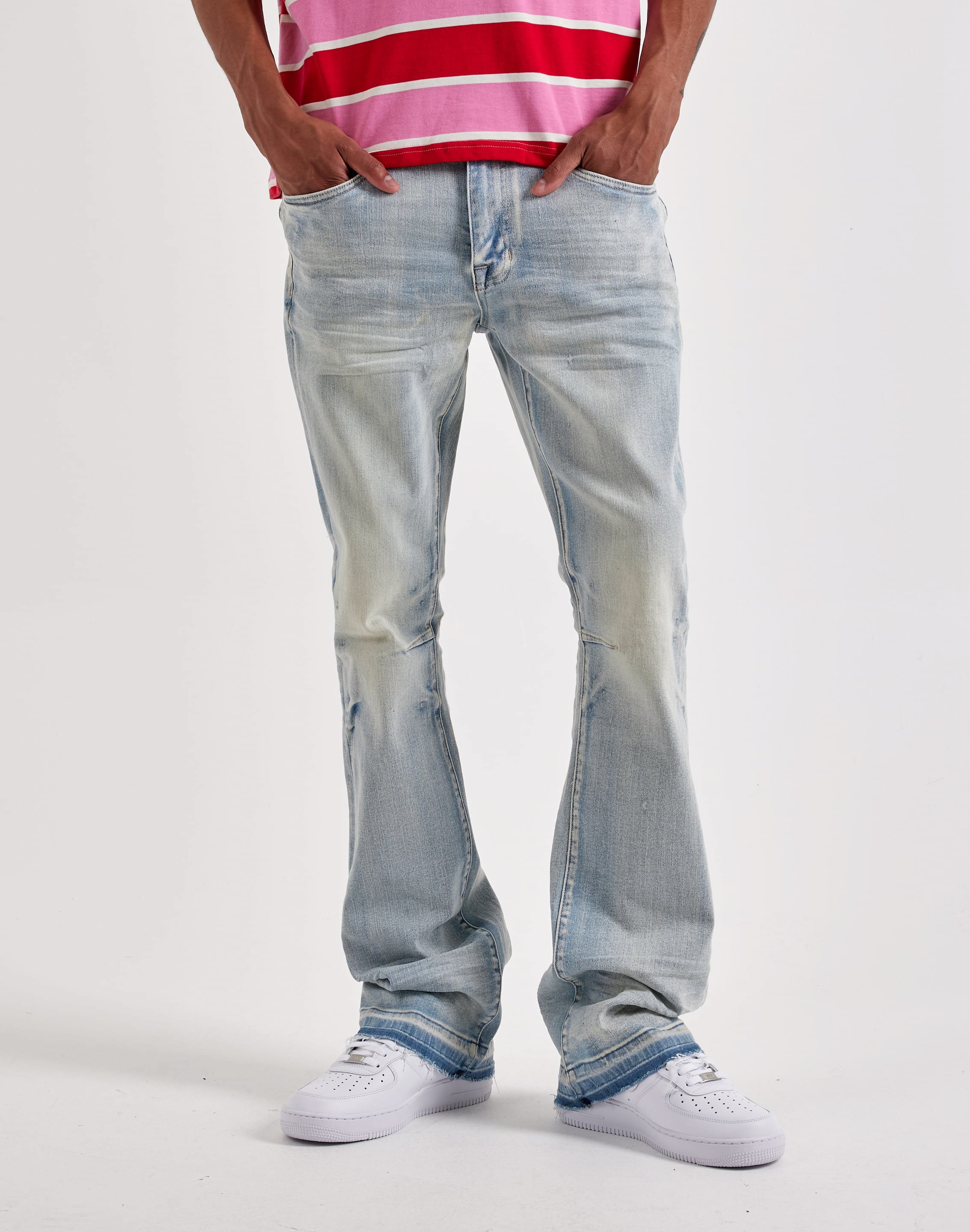 Photo of Smoke Rise Stacked Denim Jeans
