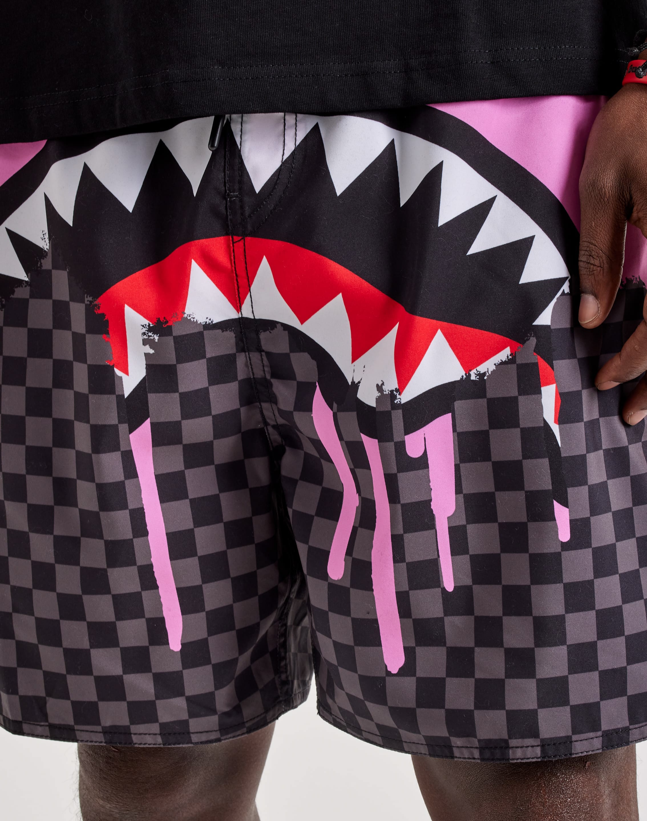 Photo of Sprayground Ocean Drip Check Swim Shorts