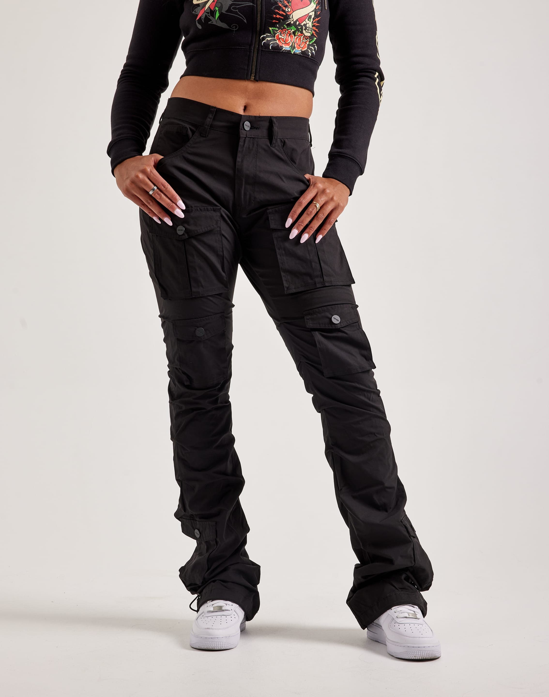 Smoke Rise Stacked Nylon Cargo Pants – DTLR - Main Image