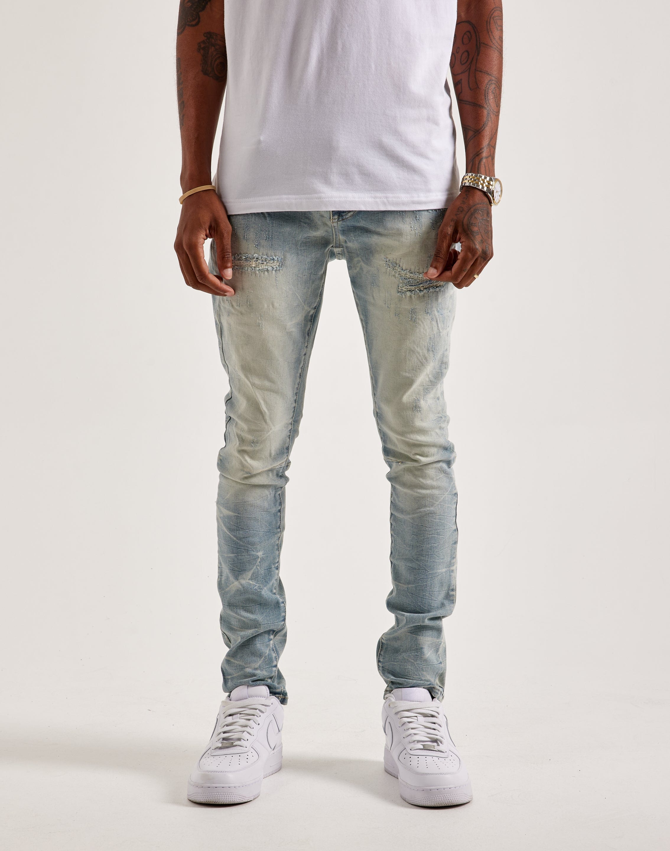Smoke Rize Tag Smoke Rise Slim Wave Effect Jeans – DTLR