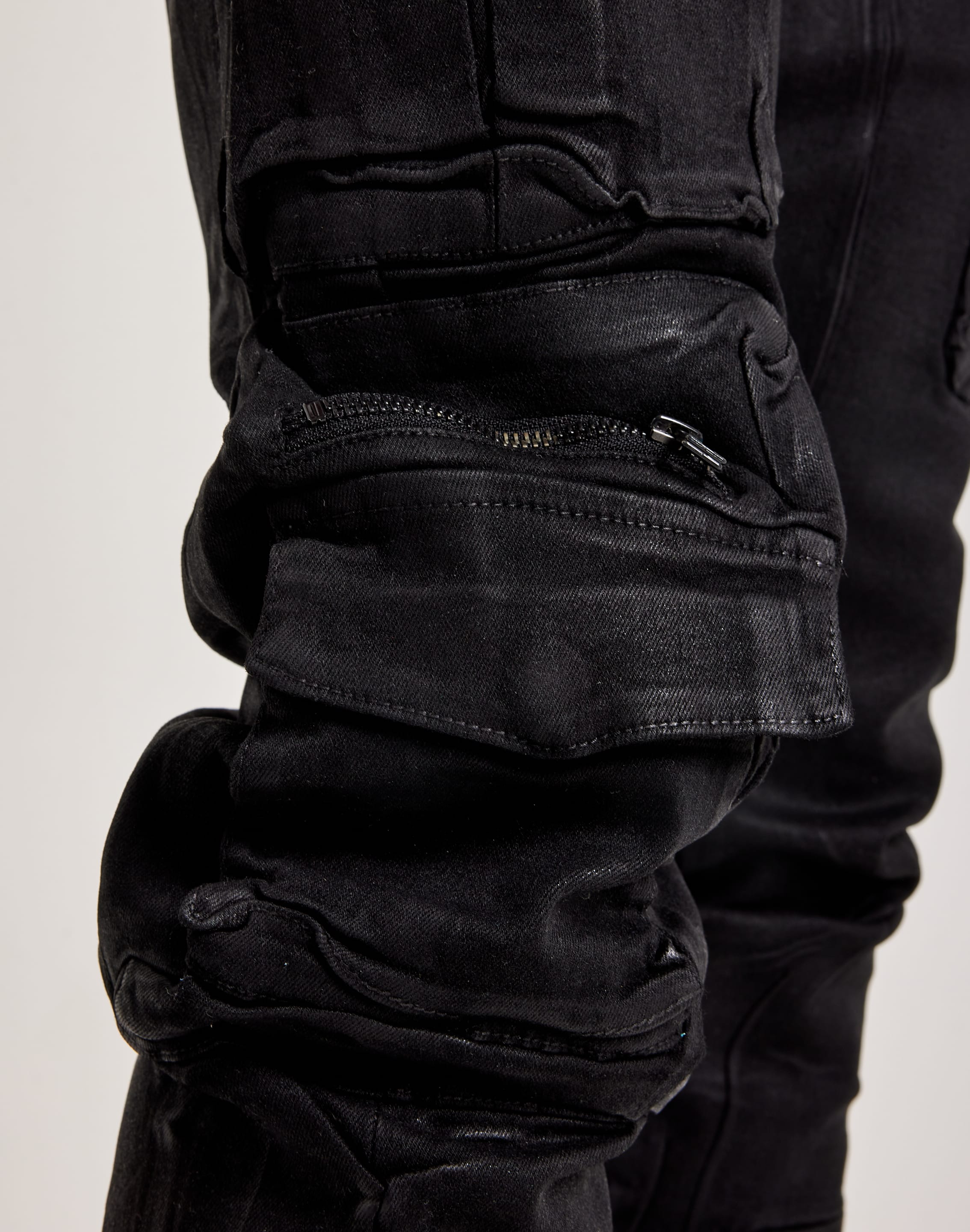Smoke Rize Tag Smoke Rise Stacked Flared Waxed Cargo Jeans – DTLR